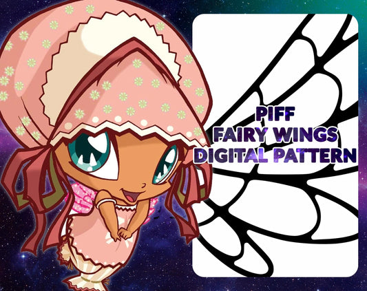 DIGITAL PATTERN - Piff Pixie Flügel (Winx Club) - Cosplay, Kostüm, A4 & US Letter