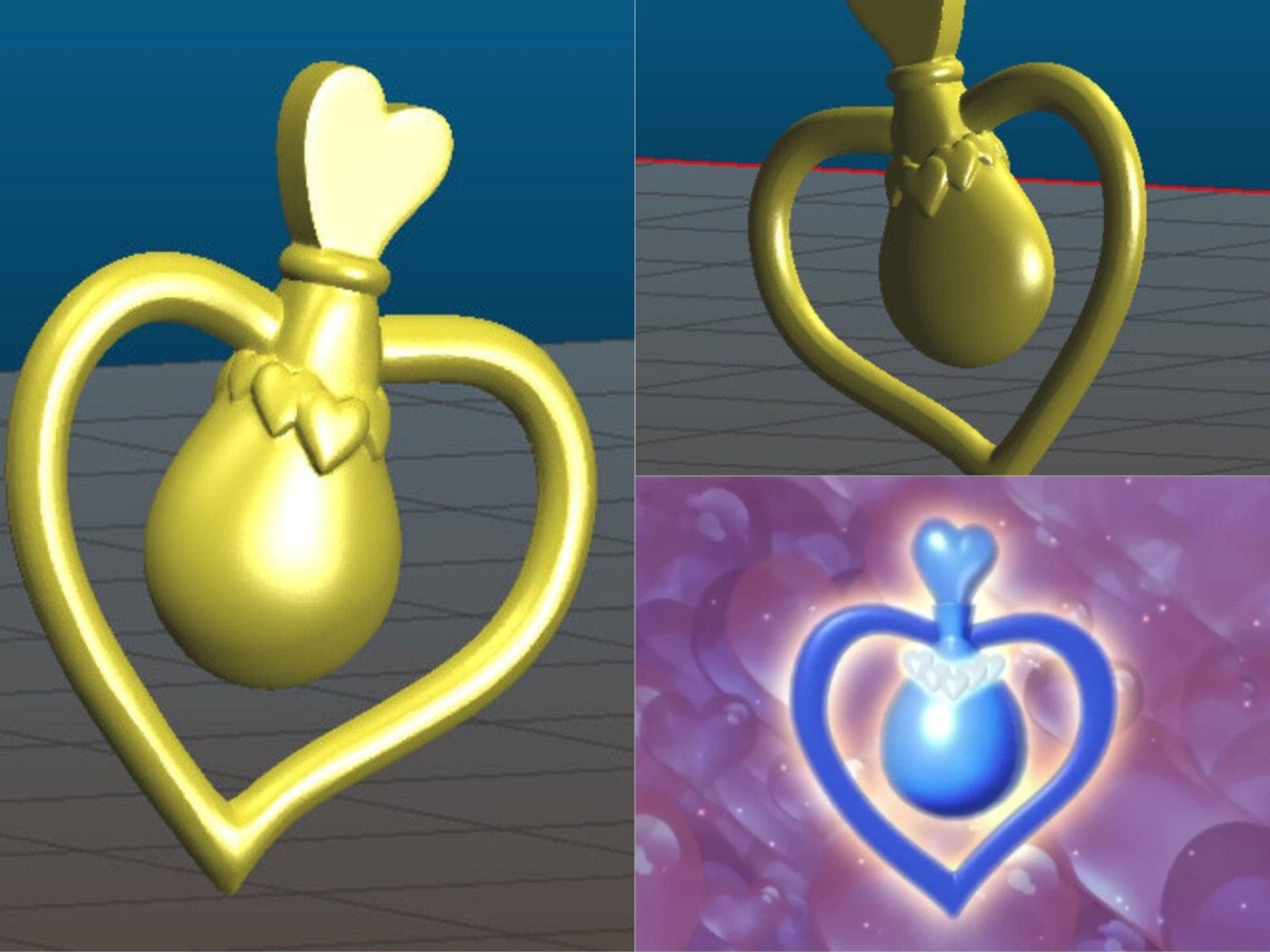 Digitaler Artikel 3D MODEL - Bloom Enchantix Feen-Staub (Winx Club) - Cosplay, Kostüm. Fee der Drachenflamme