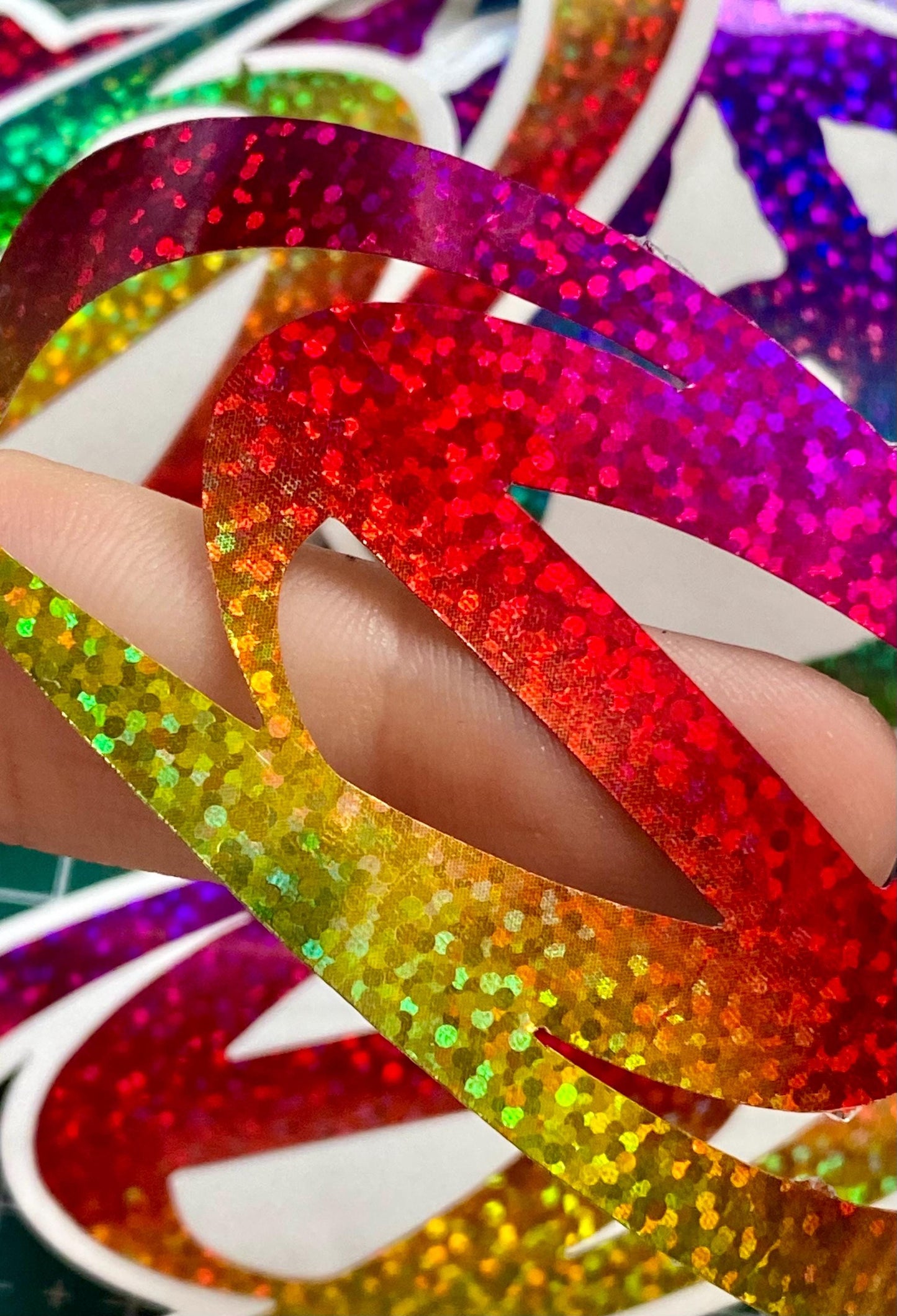 ATEEZ Decal sticker, Regenbogen Holo-Effekt