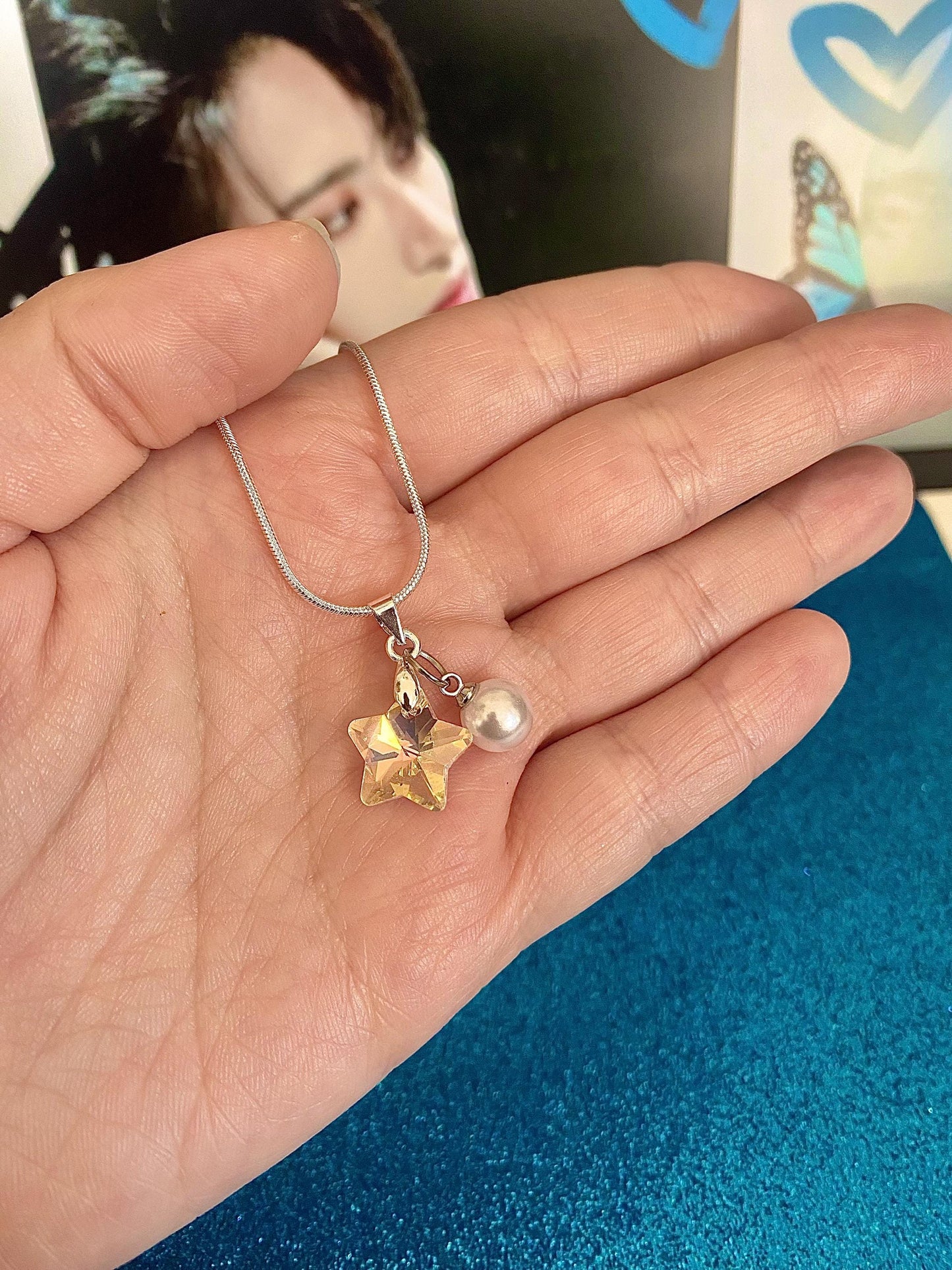 Shinestar Stern Halskette, inspiriert von Ateez Park Seonghwa