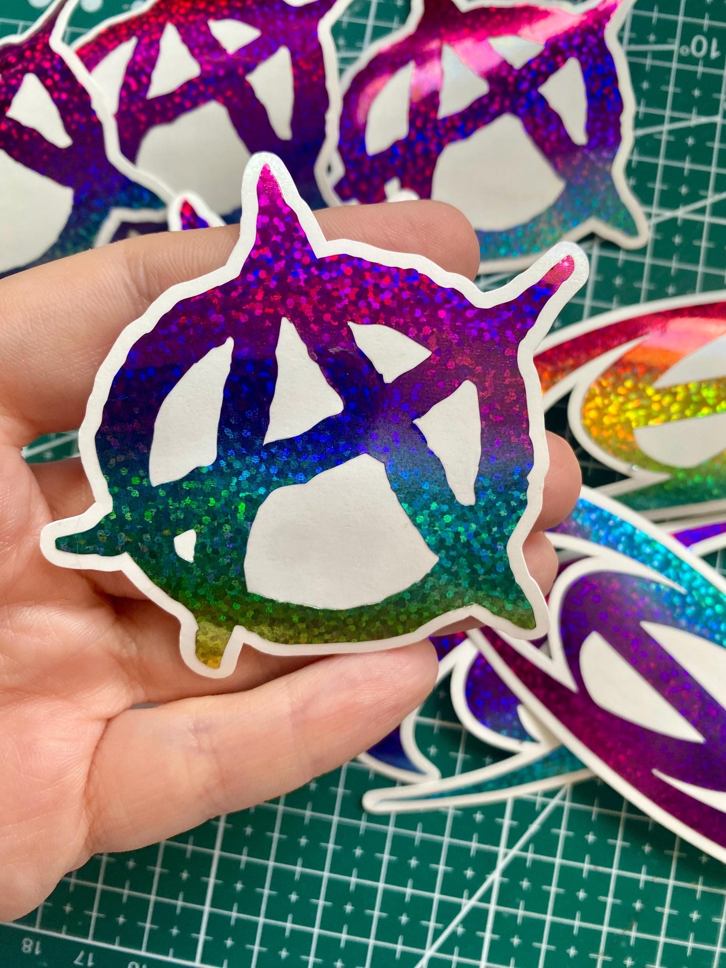 ATEEZ Decal sticker, Regenbogen Holo-Effekt