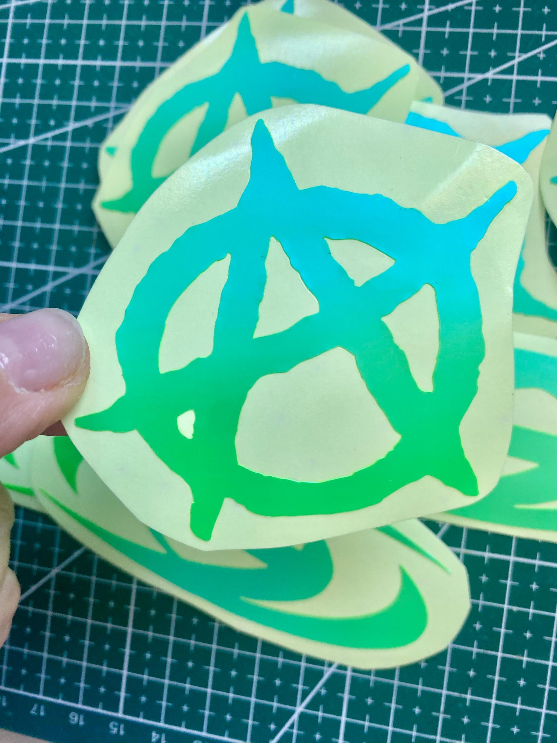 ATEEZ Decal sticker, grün Pastell matt