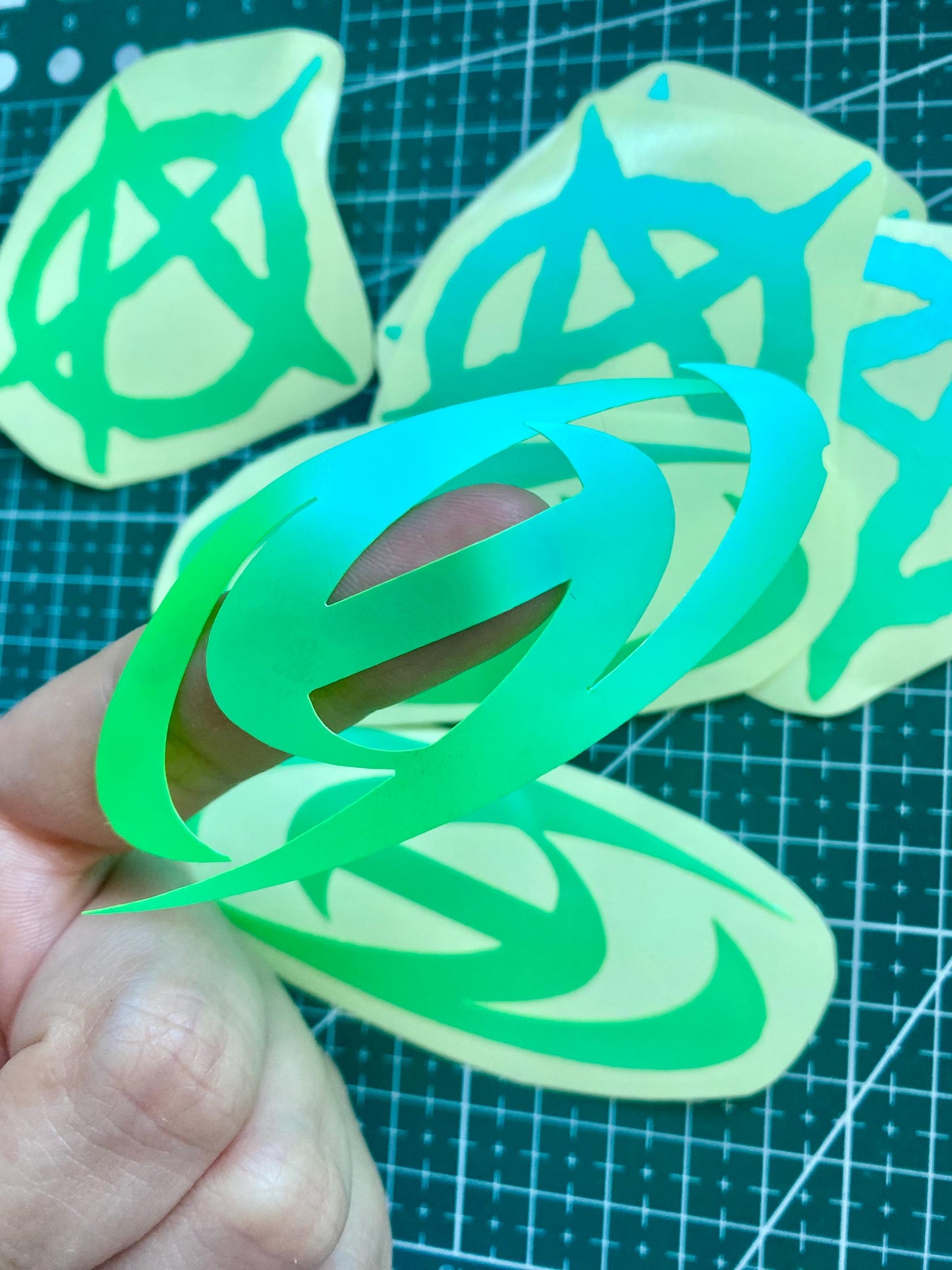 ATEEZ Decal sticker, grün Pastell matt