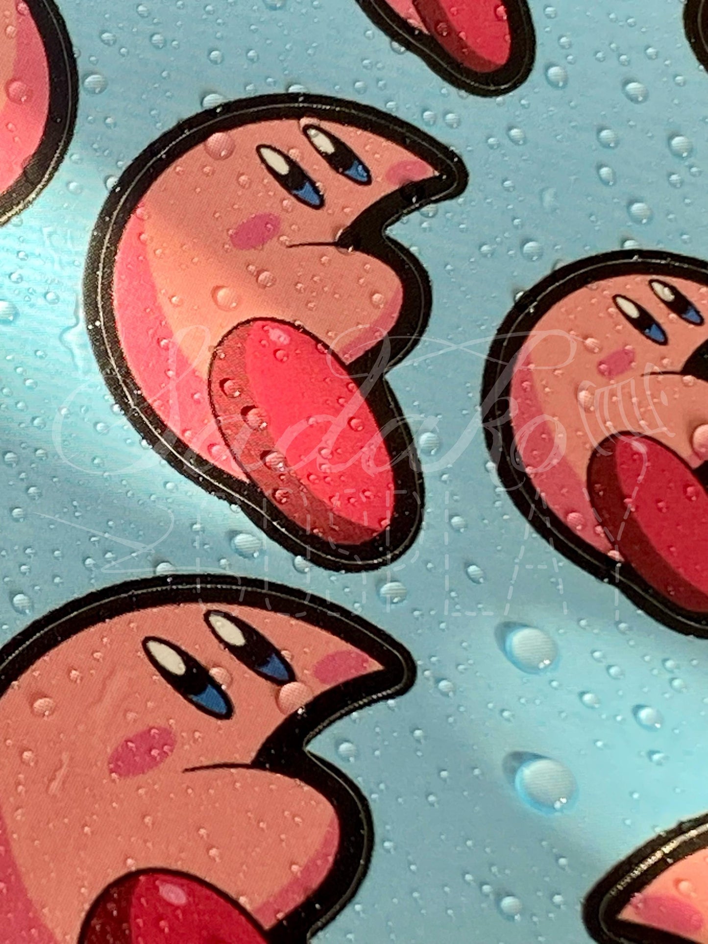 K-Pop Photocard Sticker Sheet - Nom Kirby