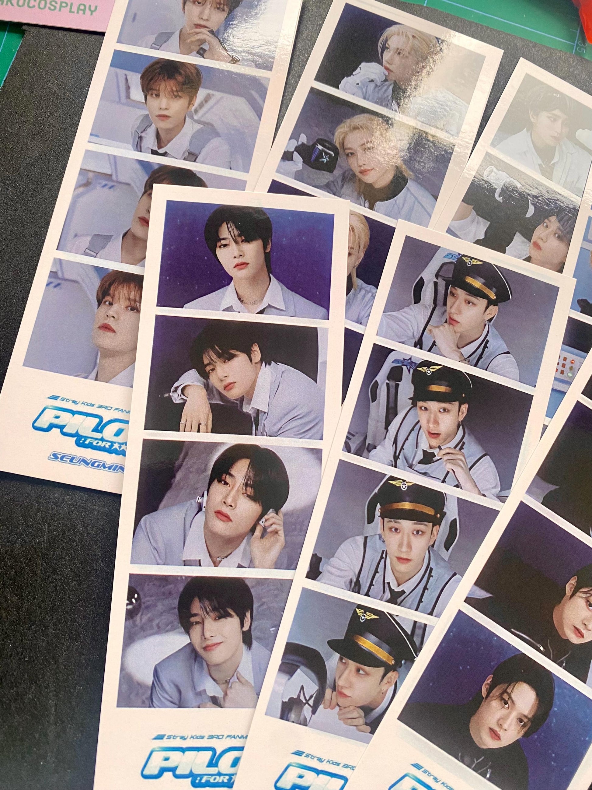 Stray Kids Photostrip Lesezeichen