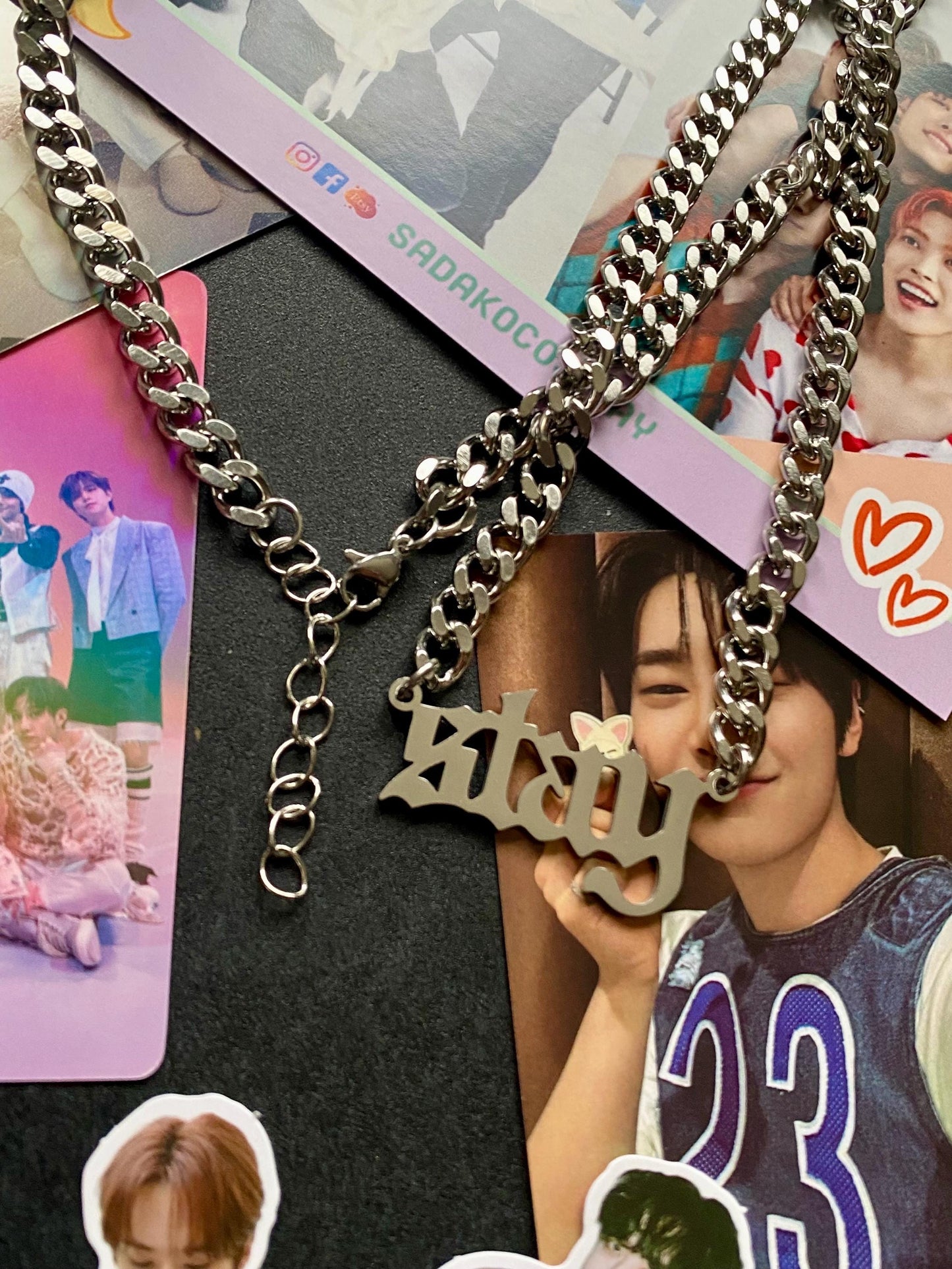 Stray Kids STAY Halskette, silbern
