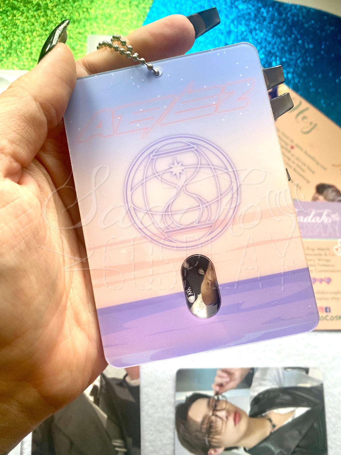 ATEEZ OT8 Acrylic Photocard Holder