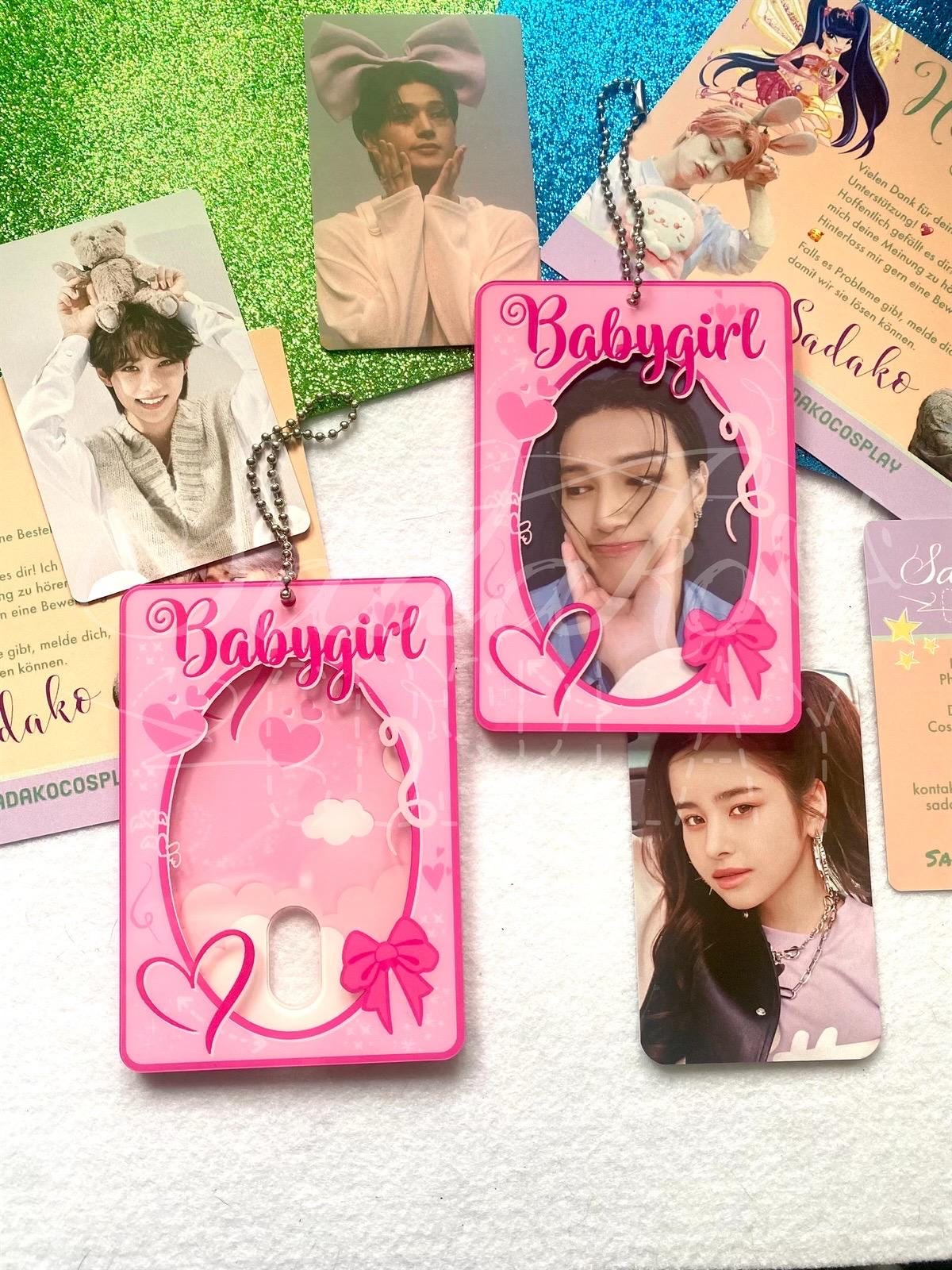 Kawaii Babygirl K-Pop Acrylic Photocard Holder