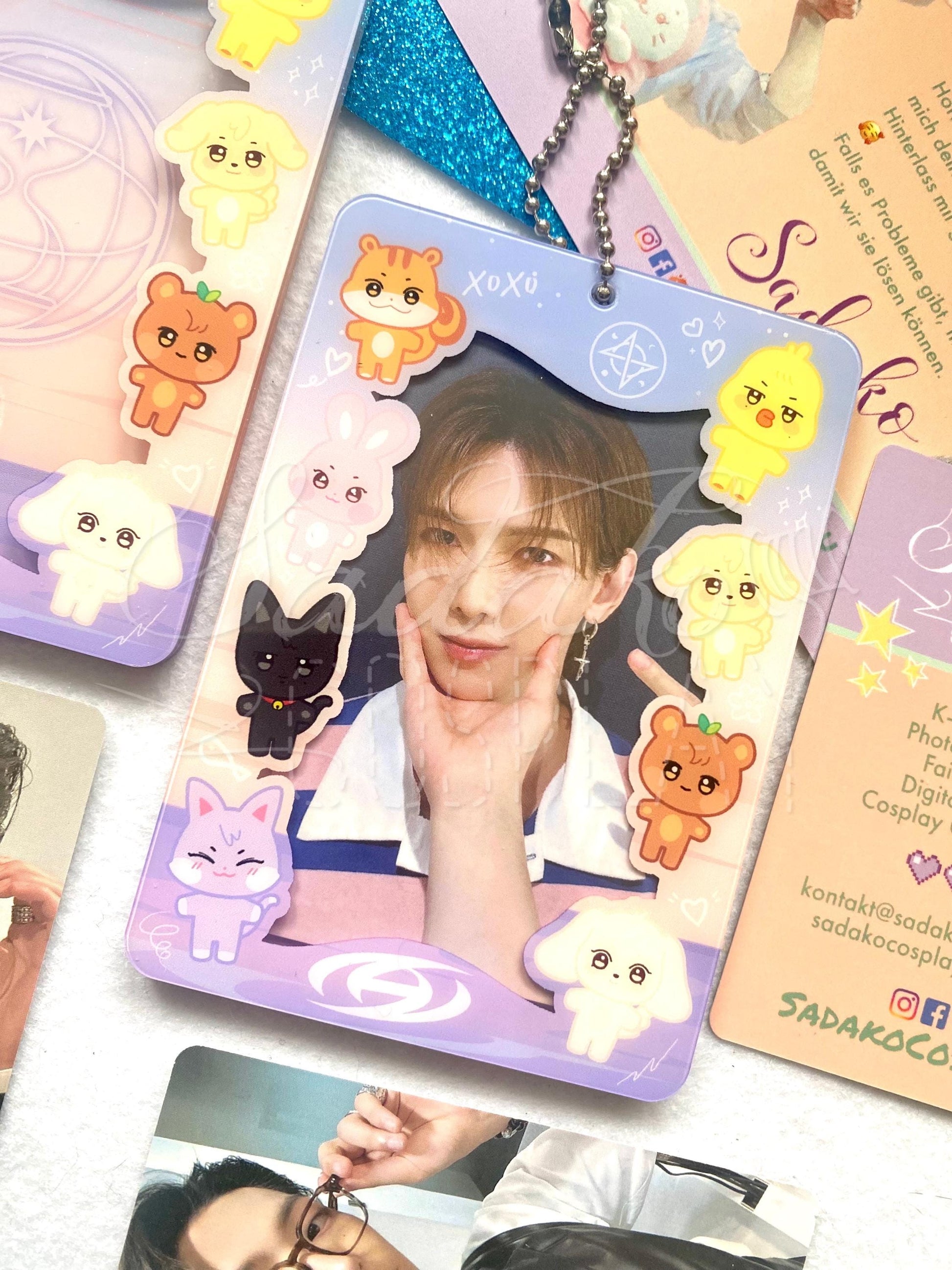 ATEEZ OT8 Acrylic Photocard Holder