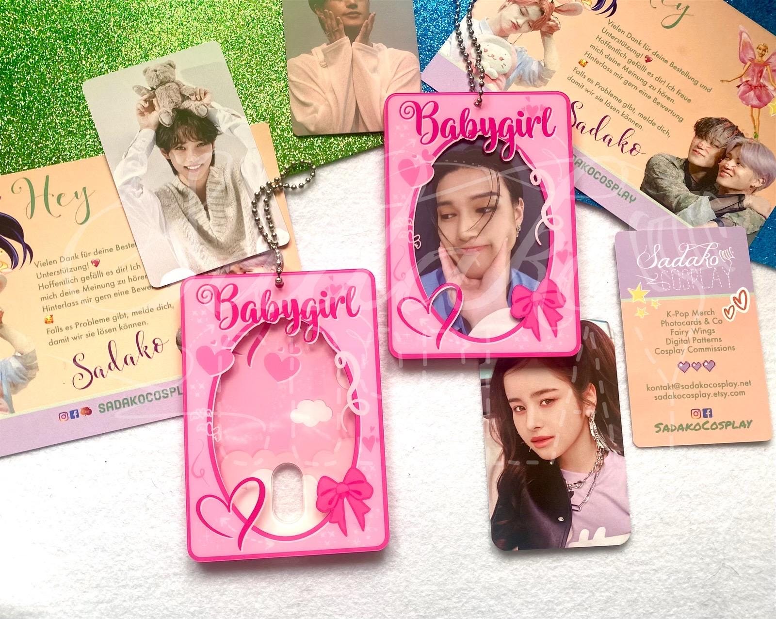 Kawaii Babygirl K-Pop Acrylic Photocard Holder