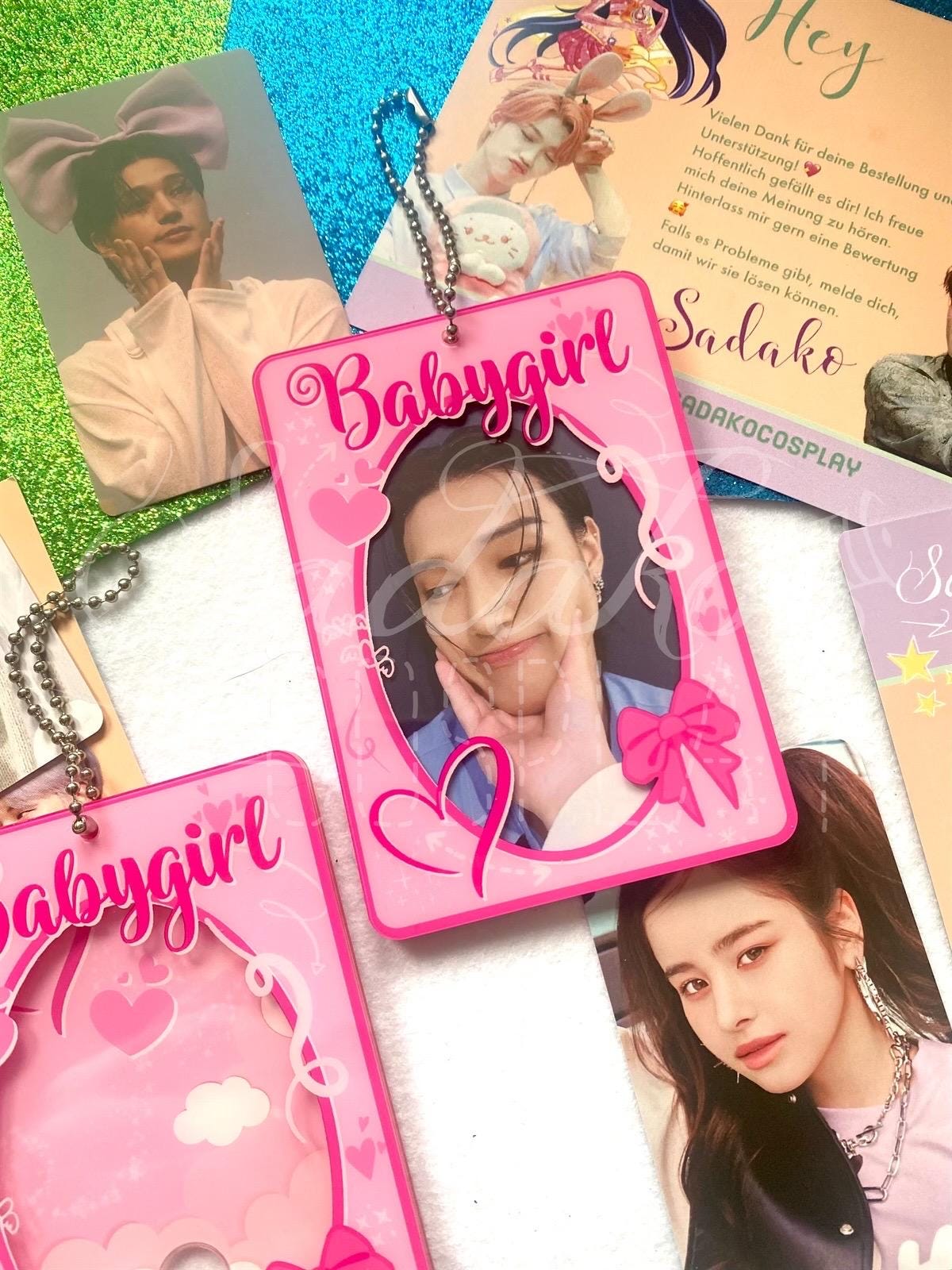 Kawaii Babygirl K-Pop Acrylic Photocard Holder