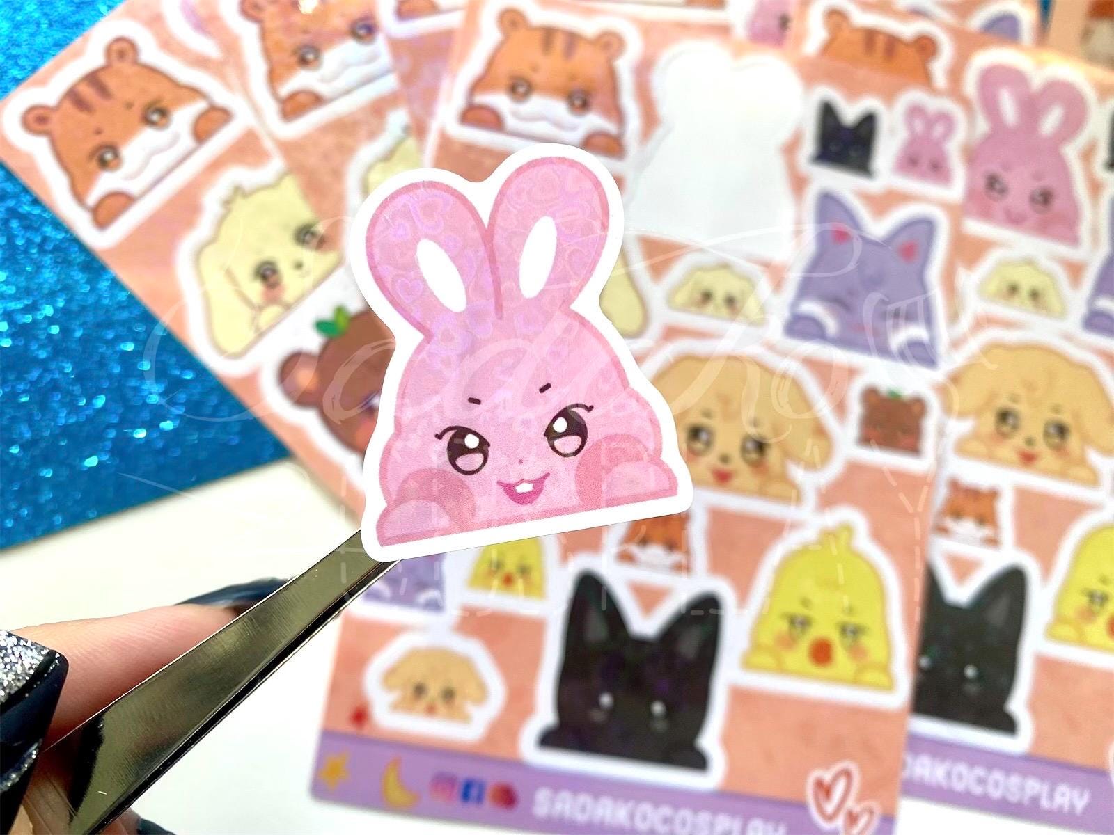 Ateez Aniteez Vinyl glitter Sticker Sheet