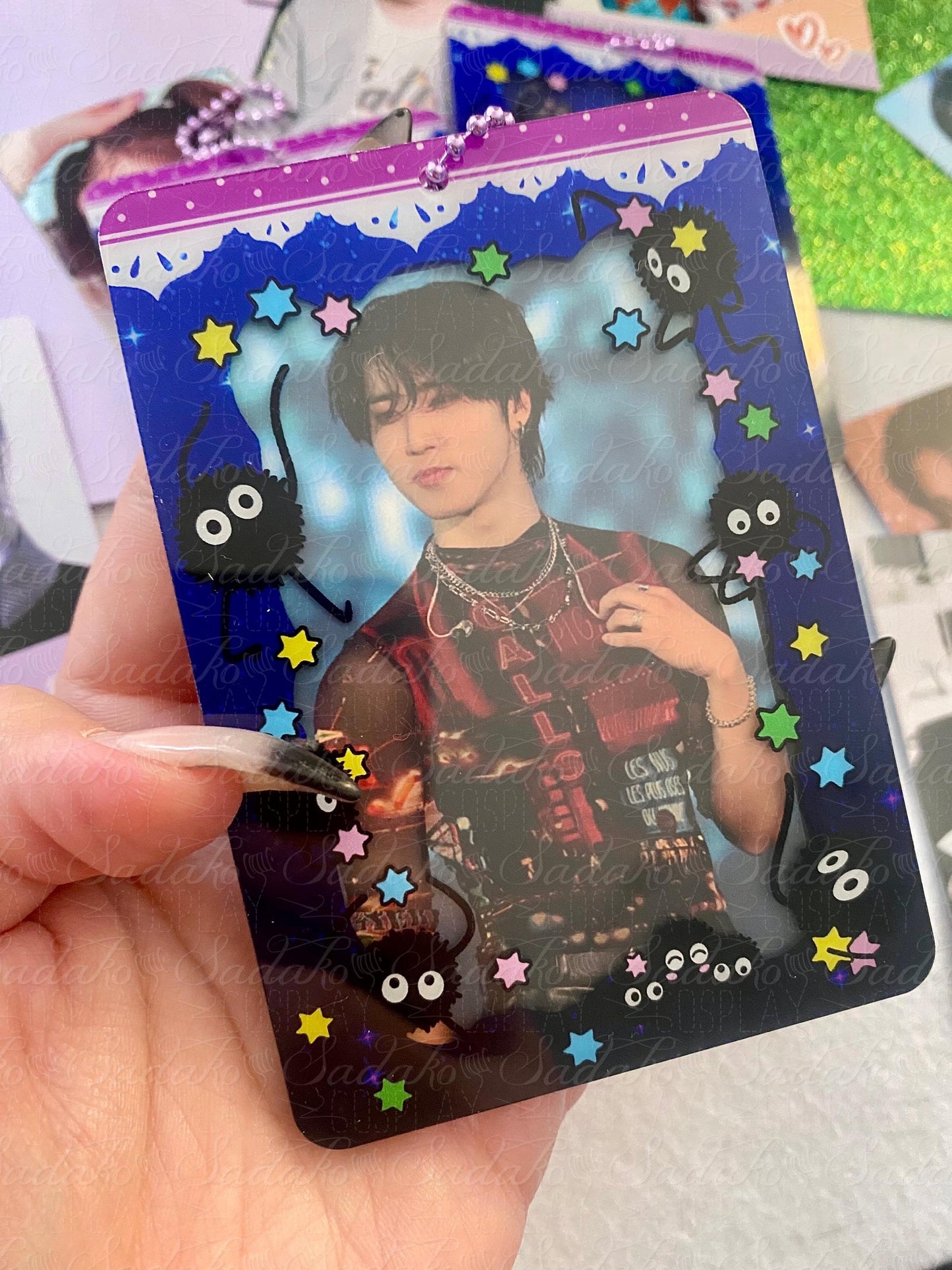 Susuwatari Soot Spirit K-Pop Acrylic Photocard Holder