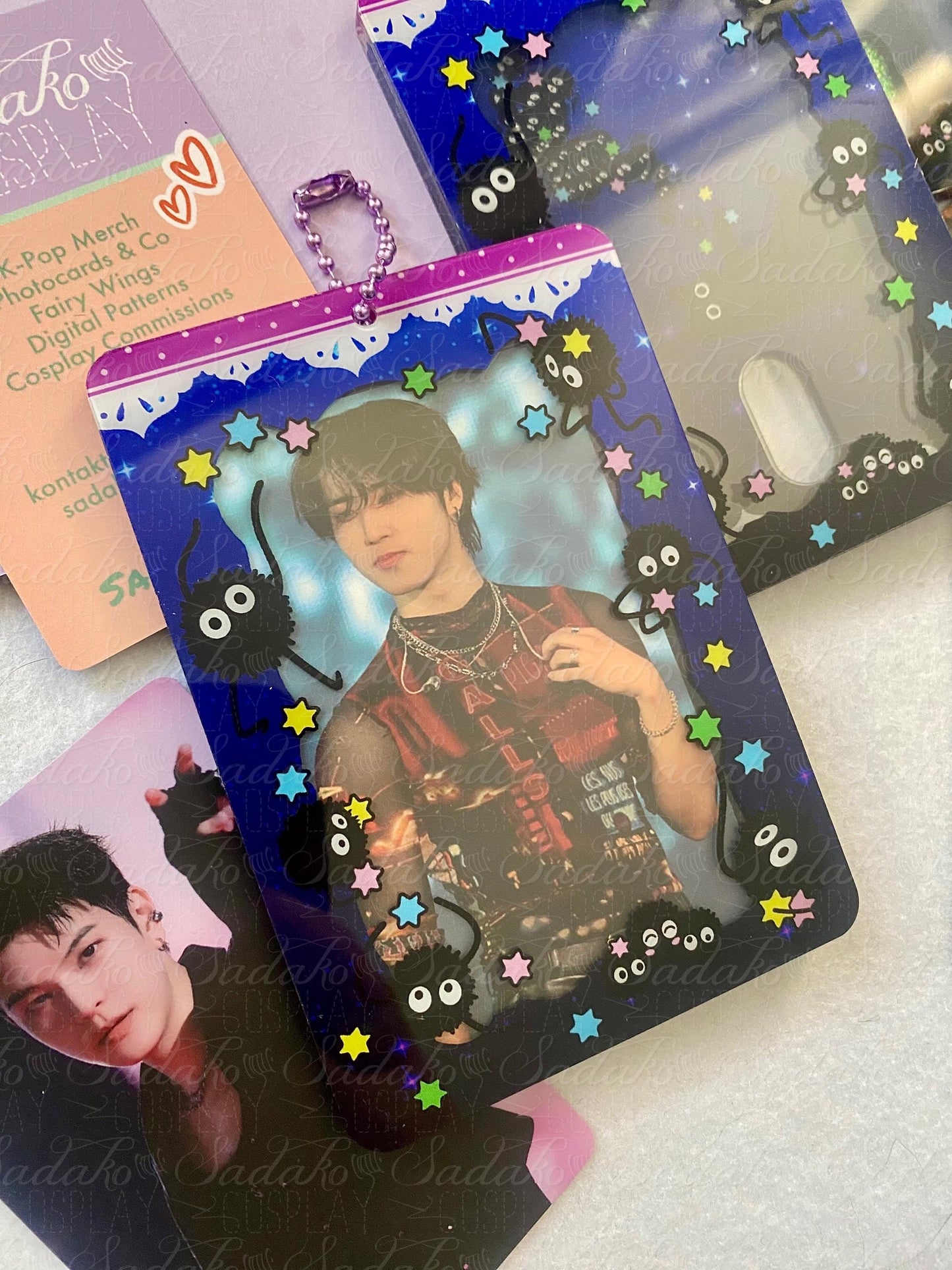 Susuwatari Soot Spirit K-Pop Acrylic Photocard Holder