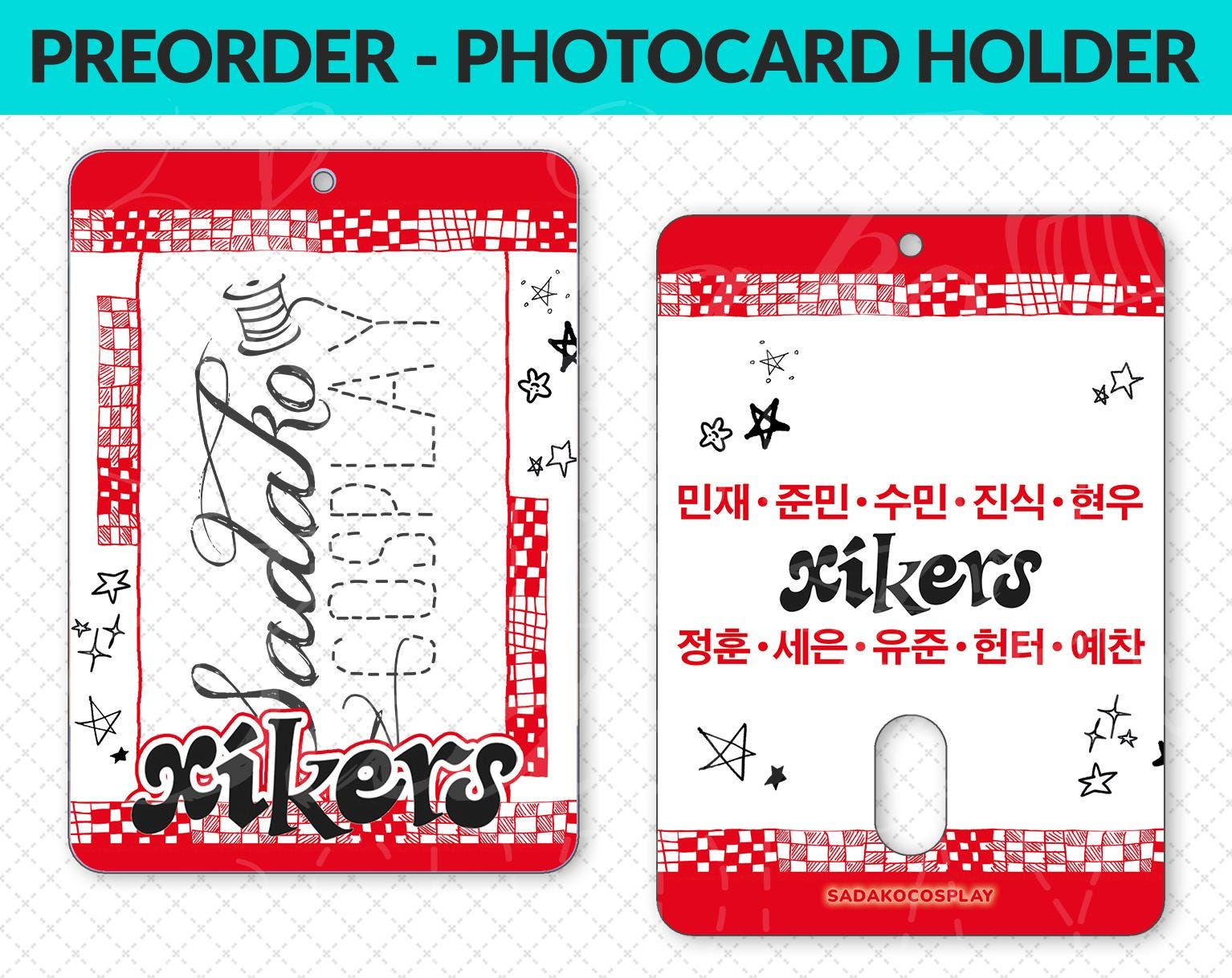 PREORDER xikers House of Tricky Photocard Holder