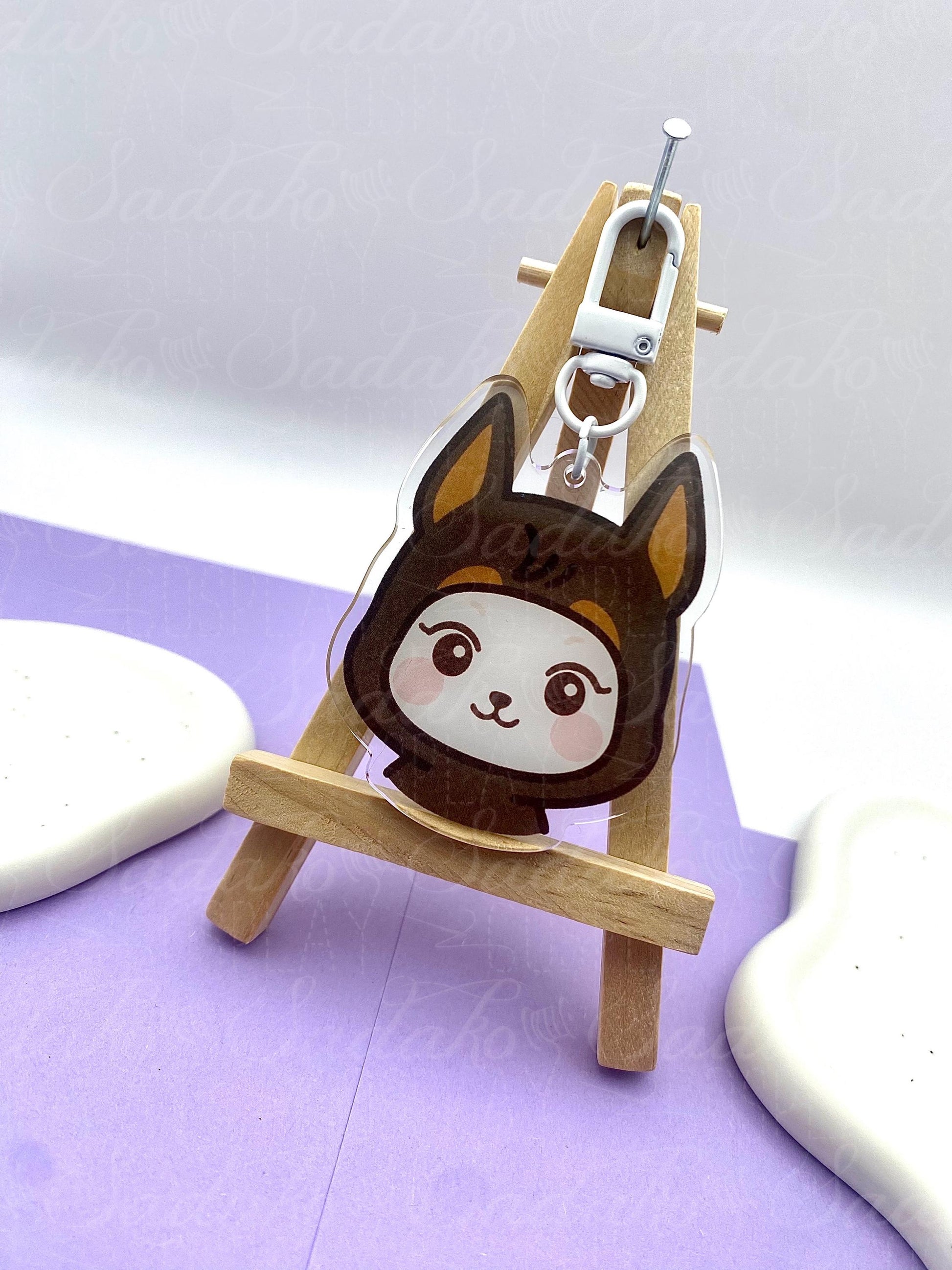 Doberman Yeosang - Aniteez Hetmongi Acryl Keychain