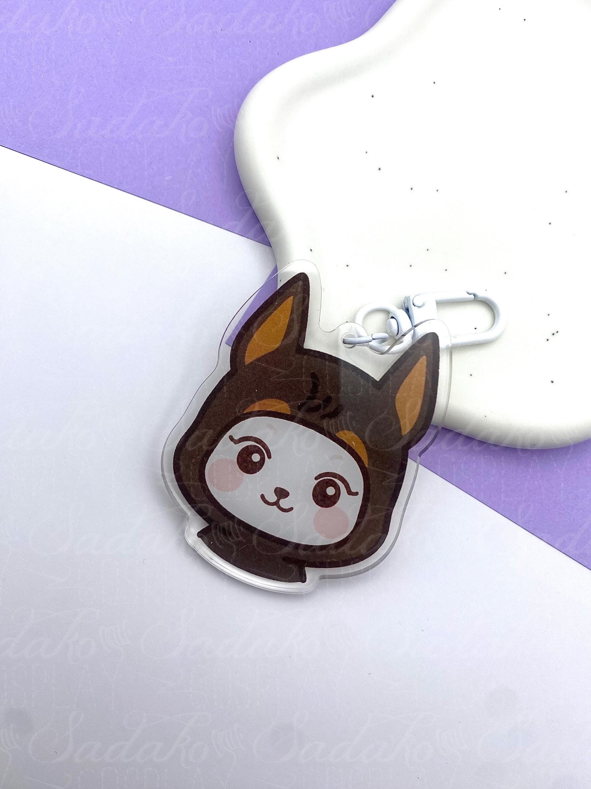 Doberman Yeosang - Aniteez Hetmongi Acryl Keychain