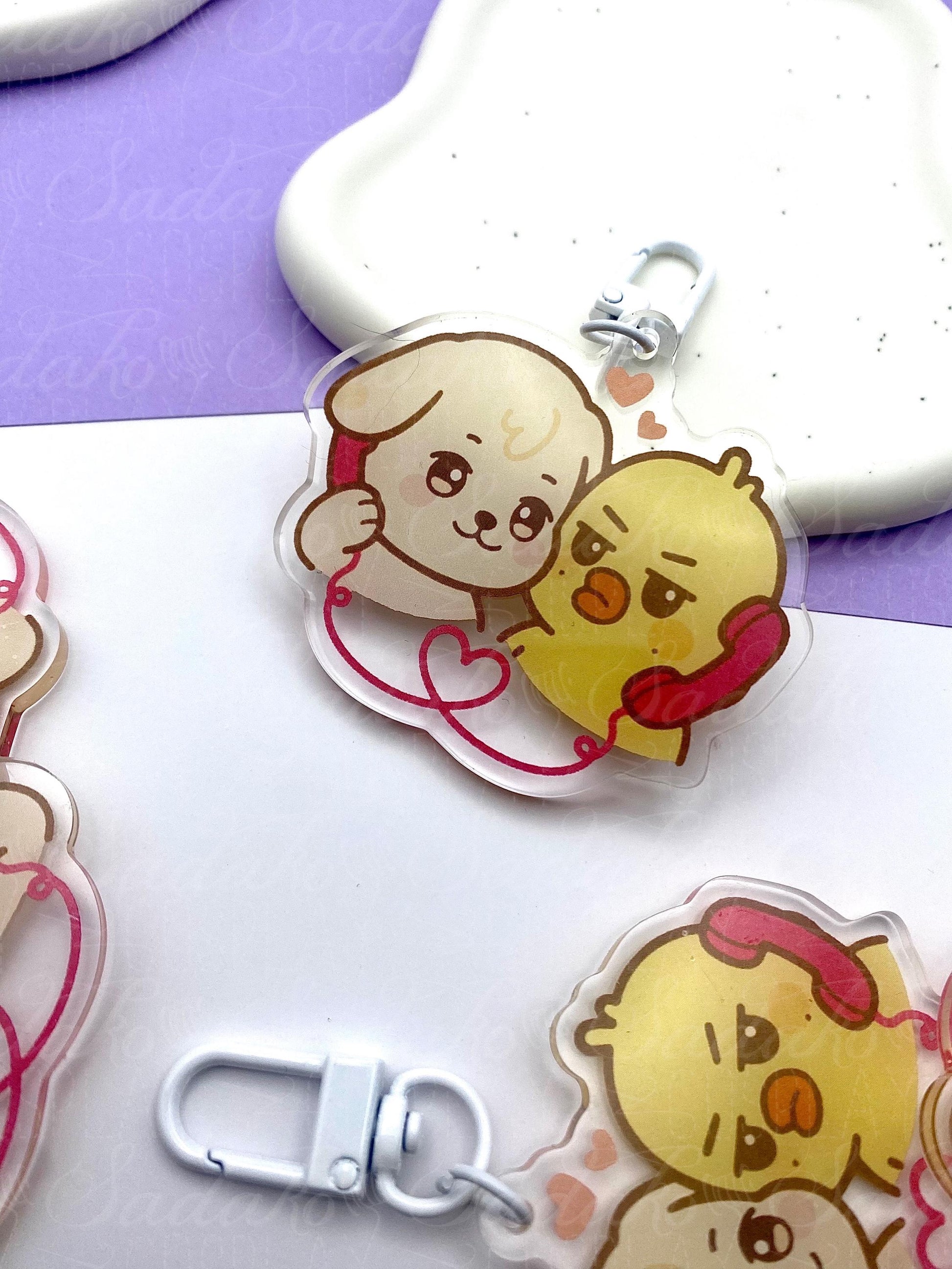 ATEEZ Yungi Acryl Keychain, Aniteez Yunho & Mingi