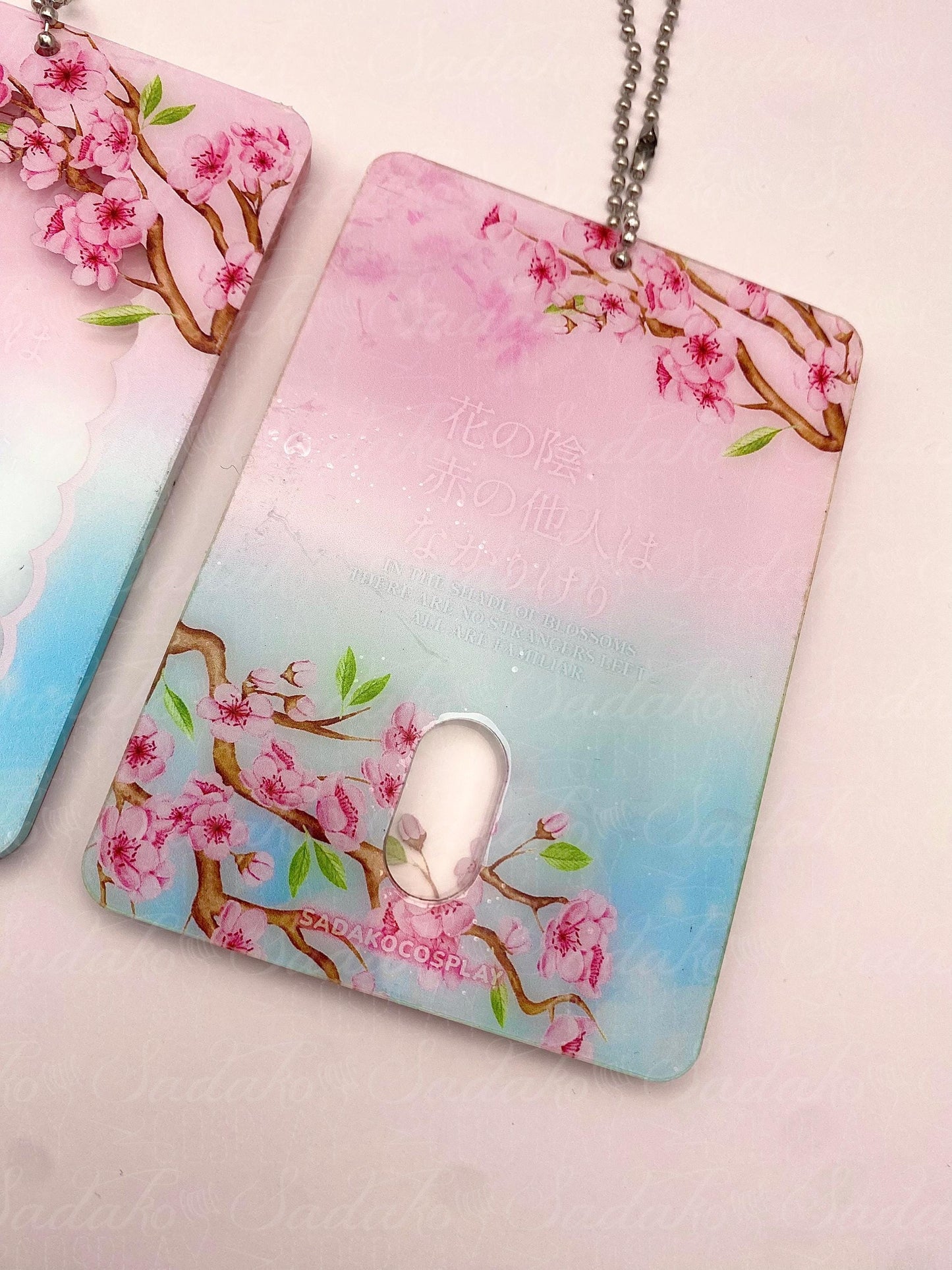 Japan Sakura Photocard Holder, Kirschblüten