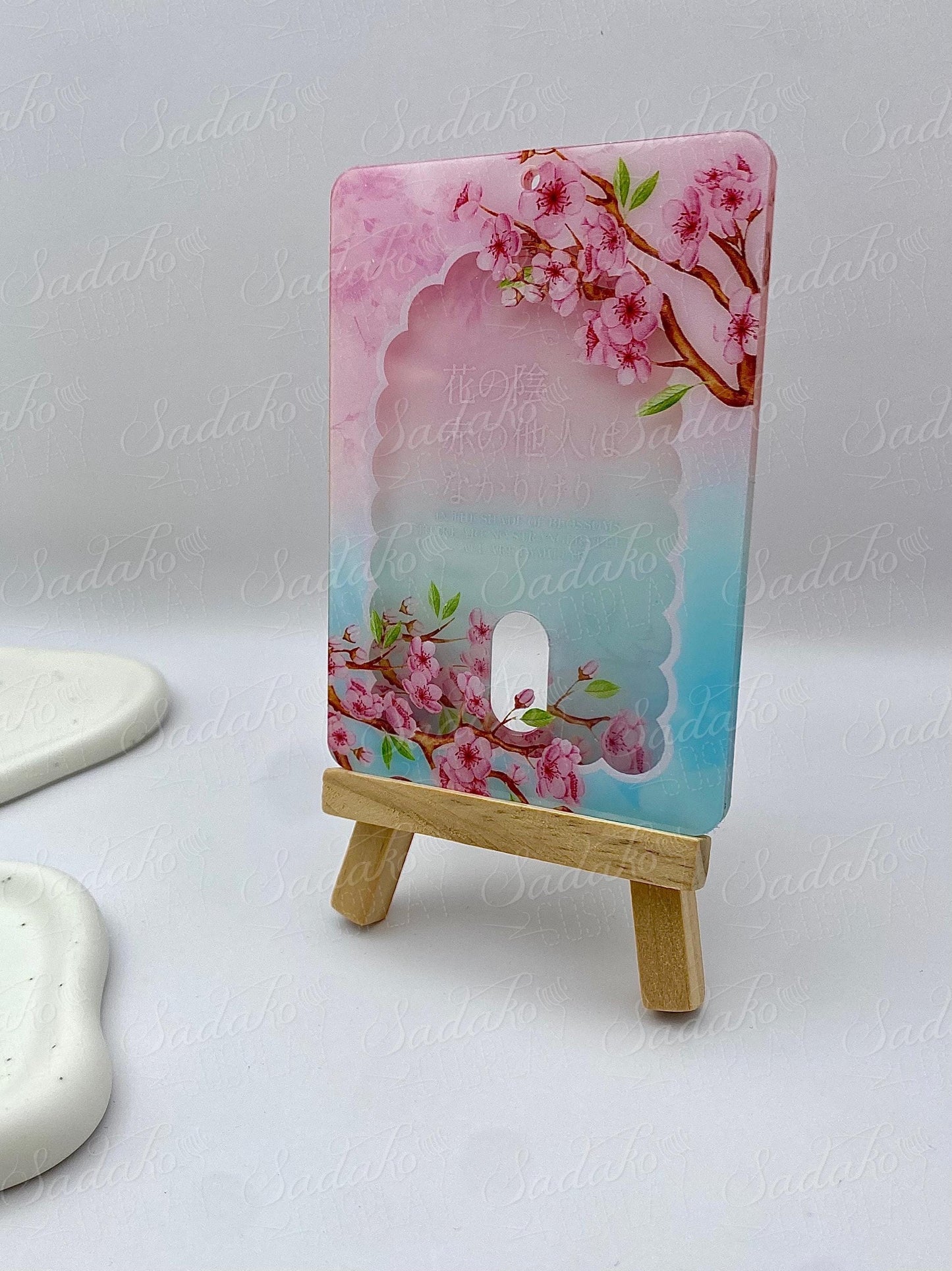 Japan Sakura Photocard Holder, Kirschblüten