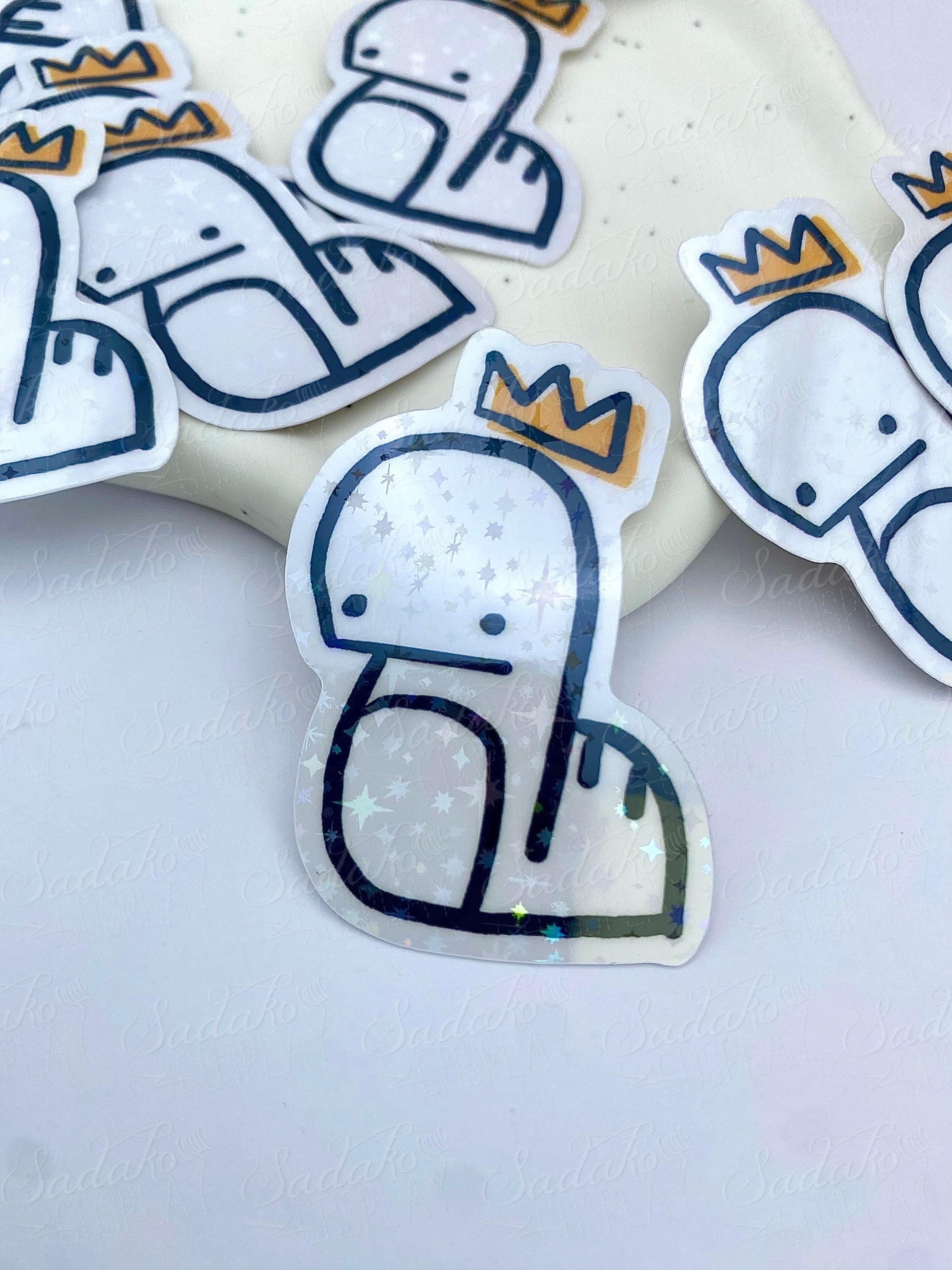 Bangchan Chandora holo glitter vinyl sticker, Stray Kids