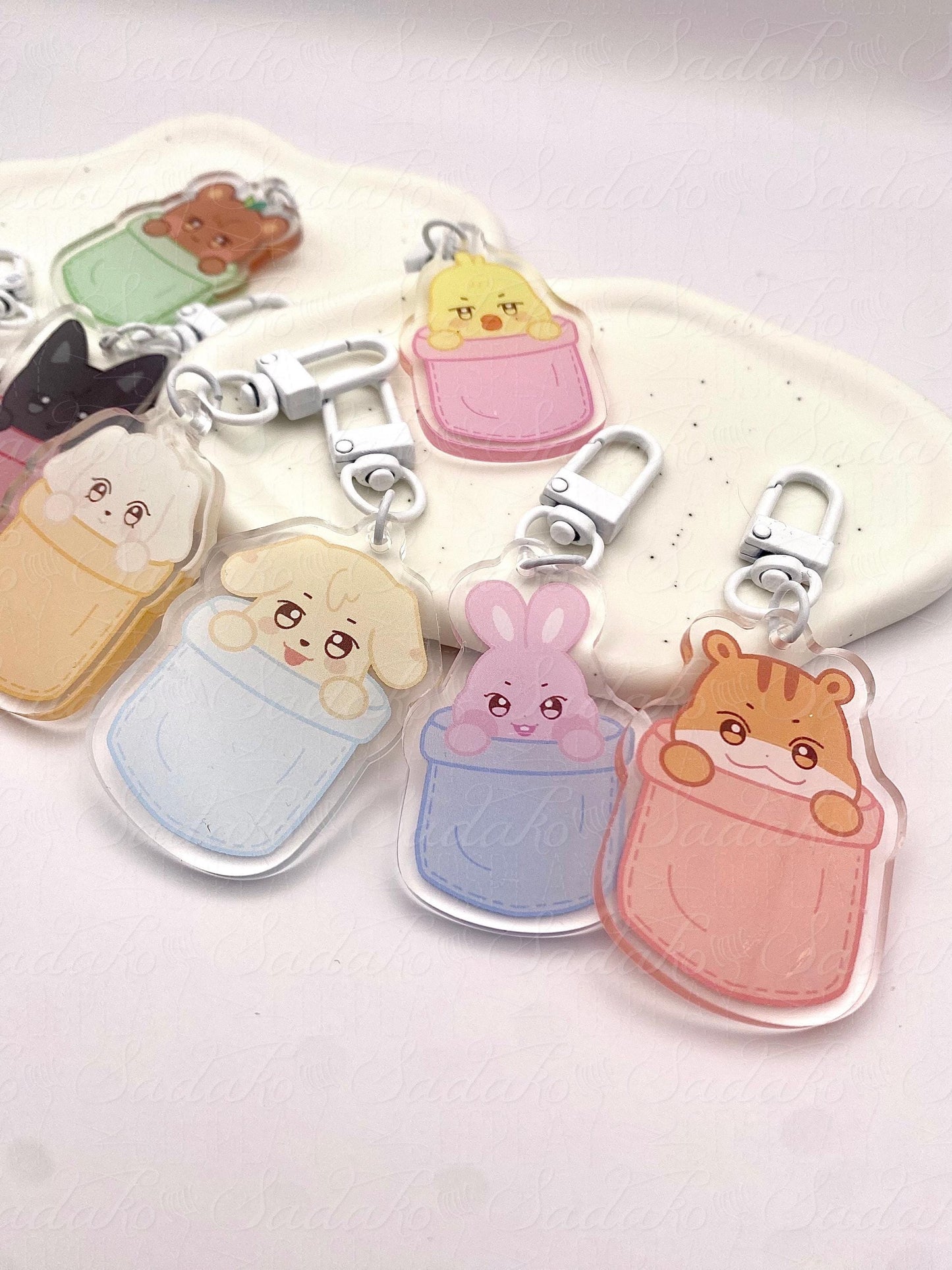 Aniteez in a pocket Keychain