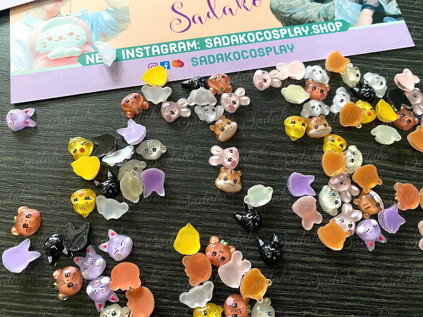 B-Ware ATEEZ "Aniteez" flatback Acryl charms - 50 Stück