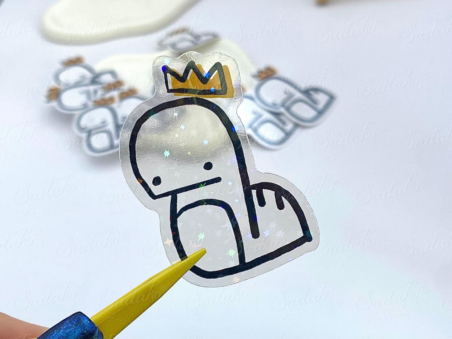 Bangchan Chandora holo glitter vinyl sticker, Stray Kids