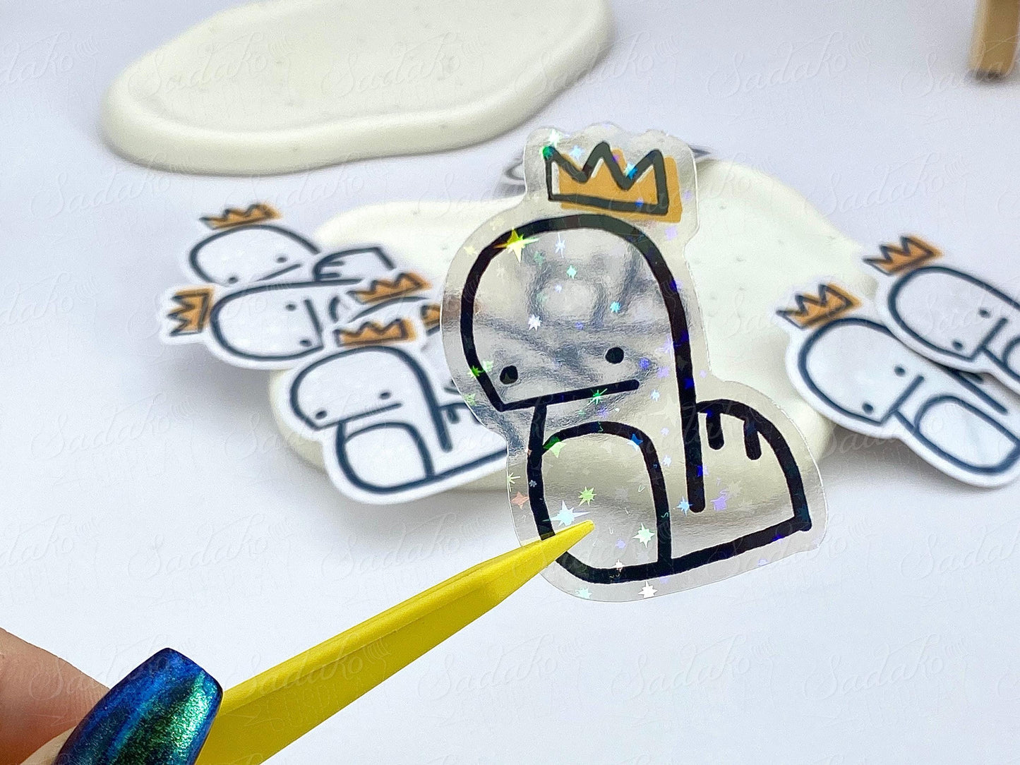 Bangchan Chandora holo glitter vinyl sticker, Stray Kids