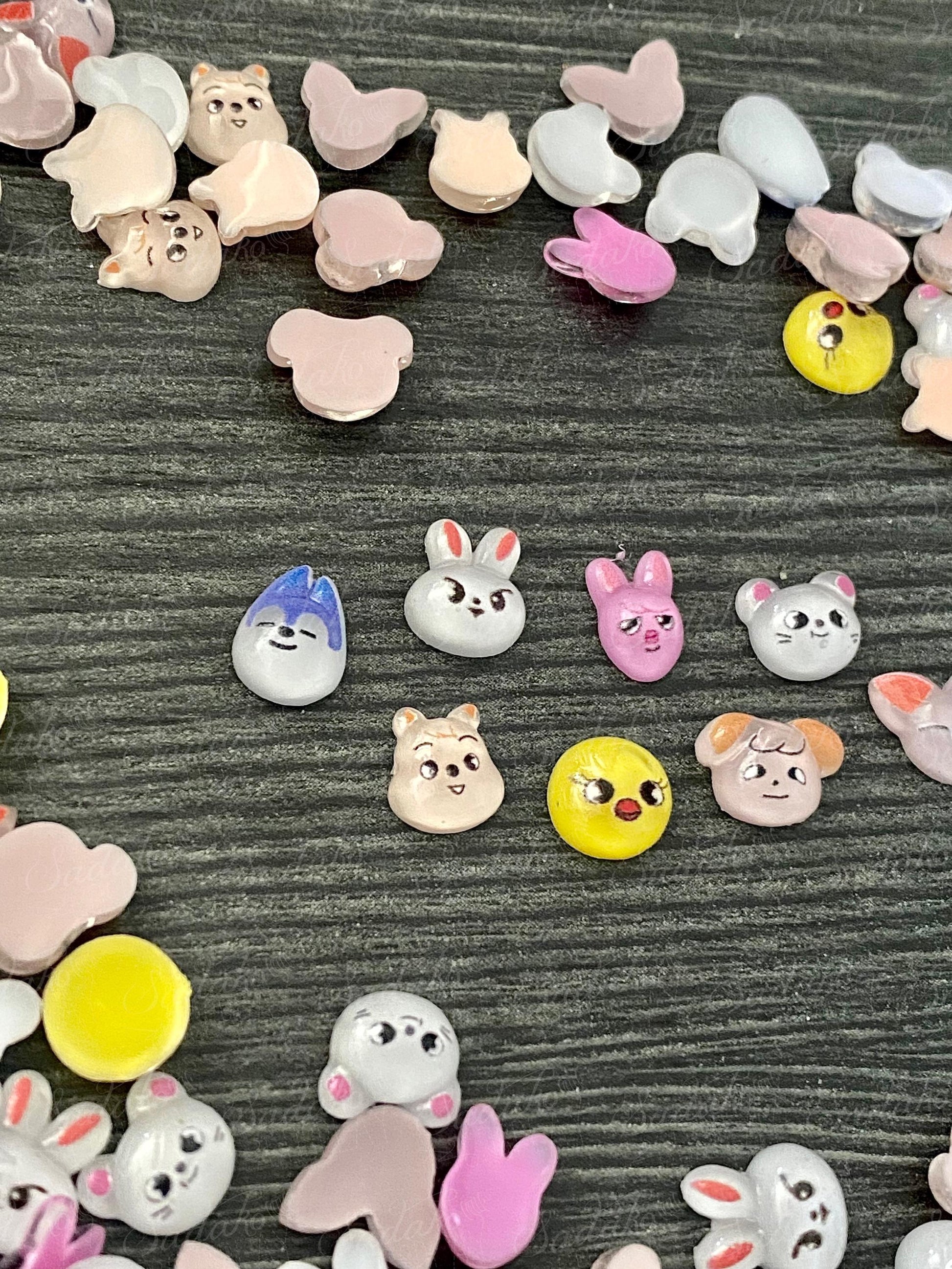 B-Ware SKZOO Stray Kids flatback Nail charms - 50 Stück