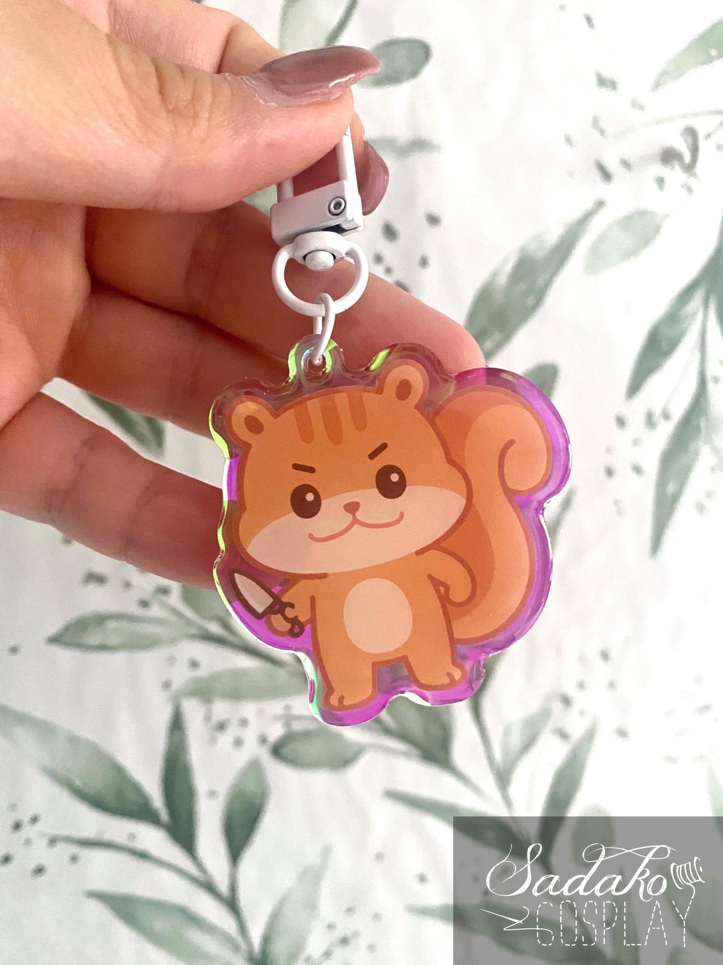 Don‘t fck with Jjoongrami Holo Acryl Keychain, Ateez Aniteez Laser Schlüssel Anhänger