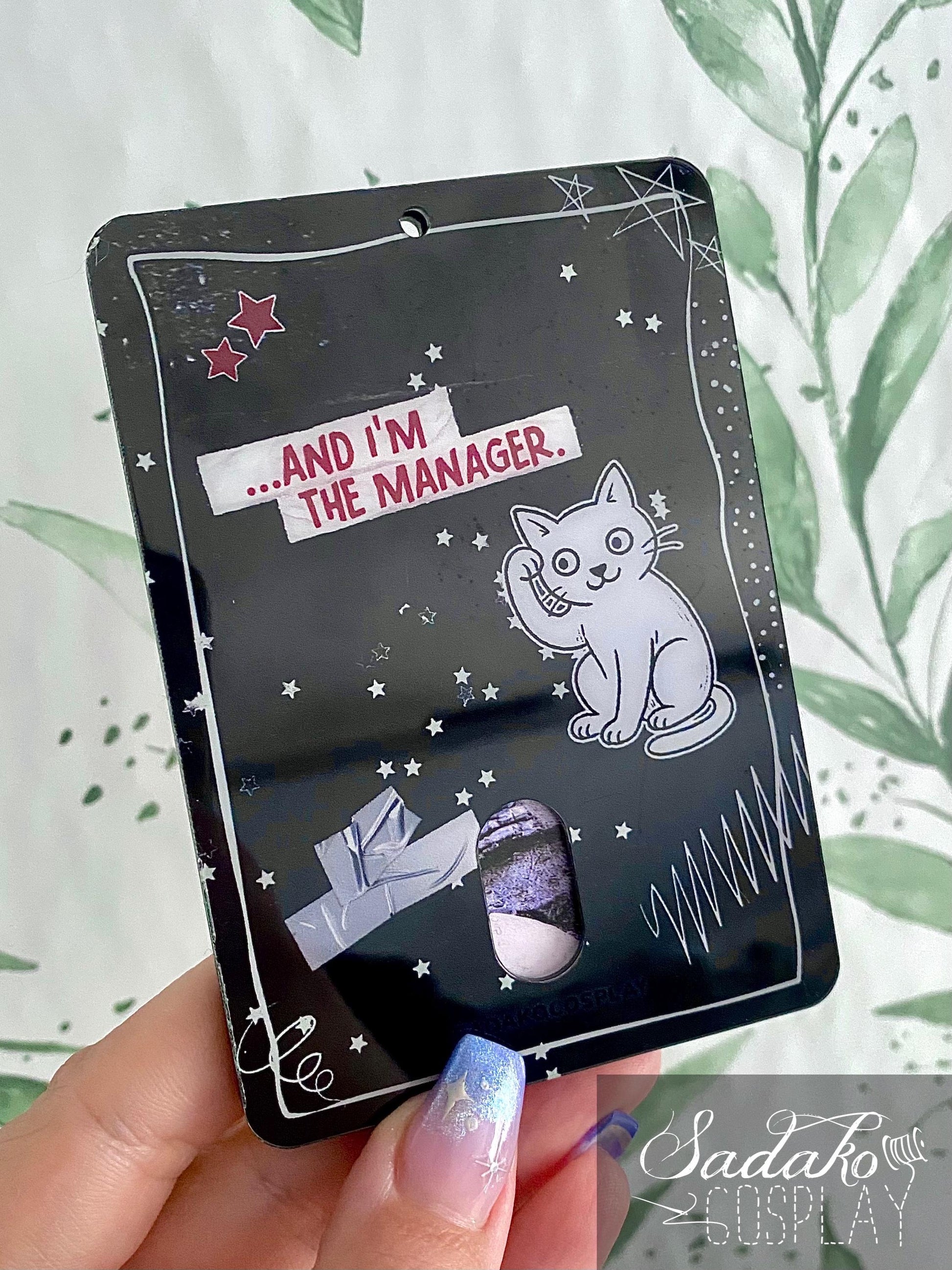 My Cat is a Rockstar Acrylic Photocard Holder