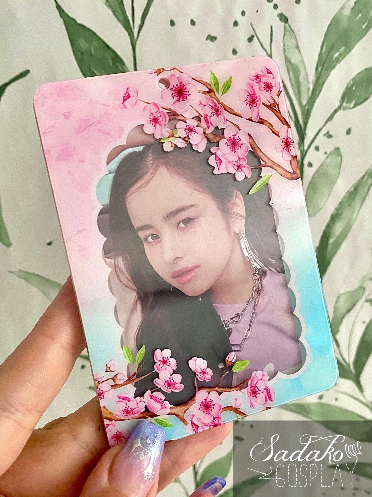 Japan Sakura Photocard Holder, Kirschblüten