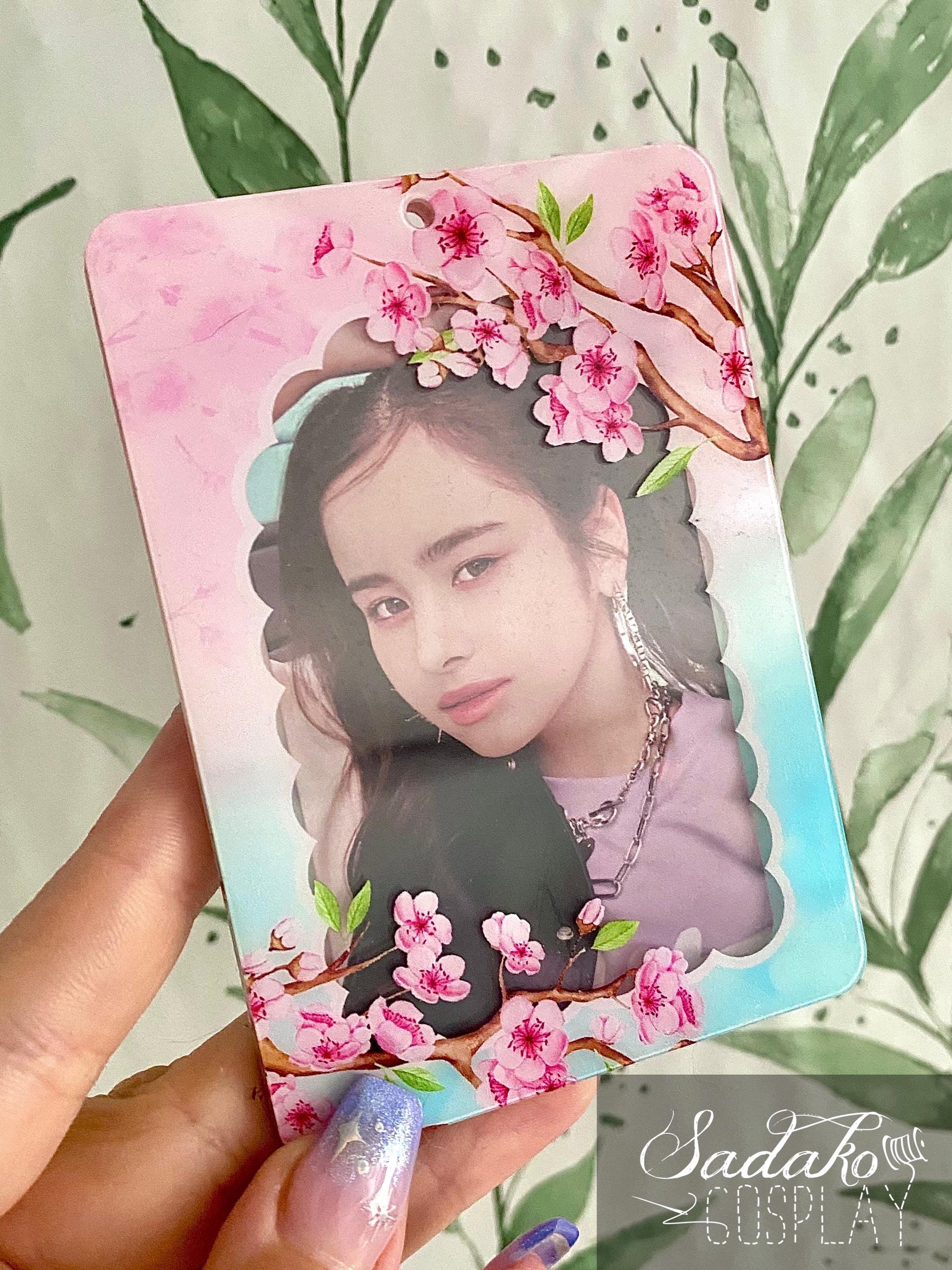 Japan Sakura Photocard Holder, Kirschblüten