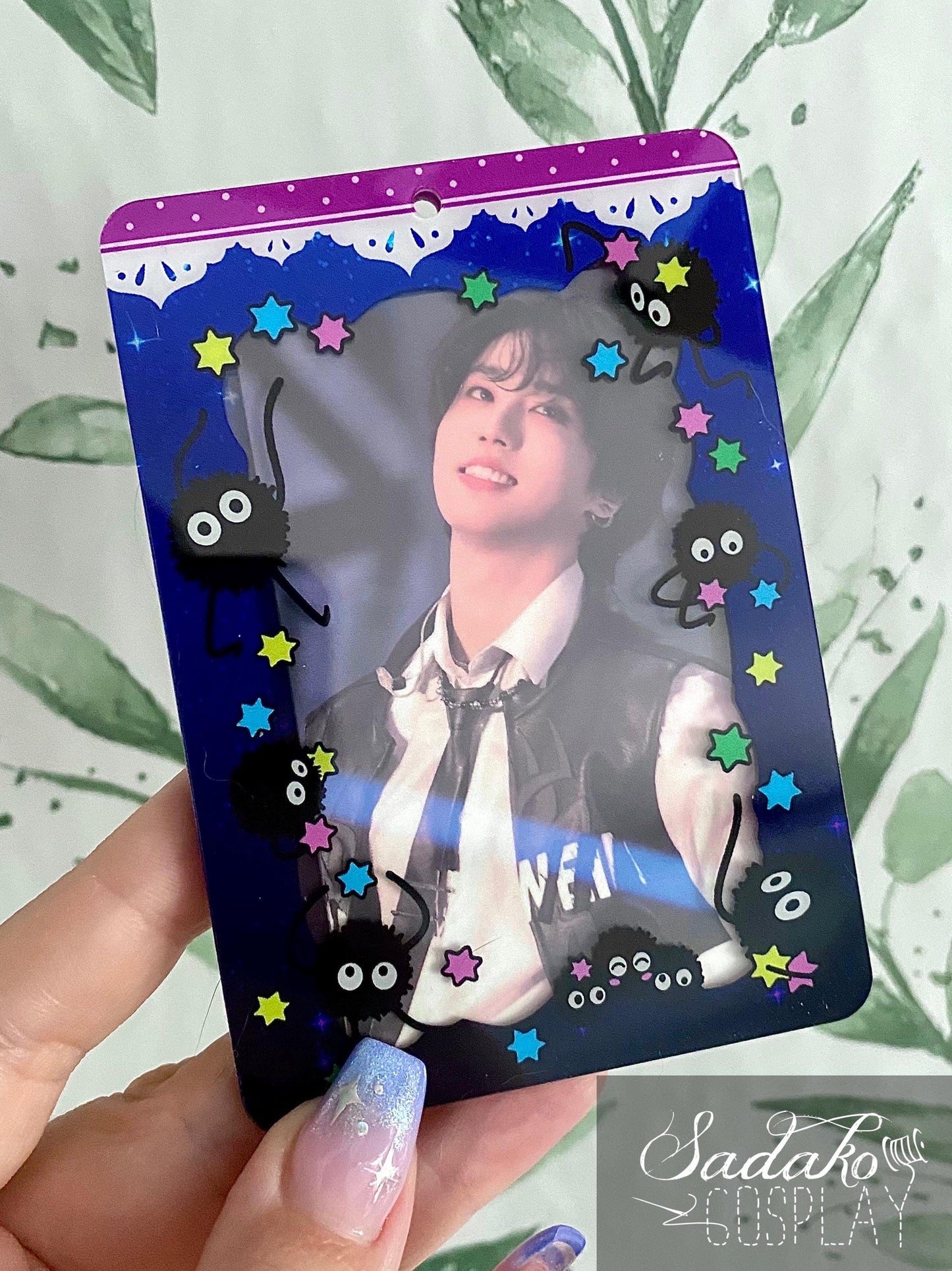 Susuwatari Soot Spirit K-Pop Acrylic Photocard Holder