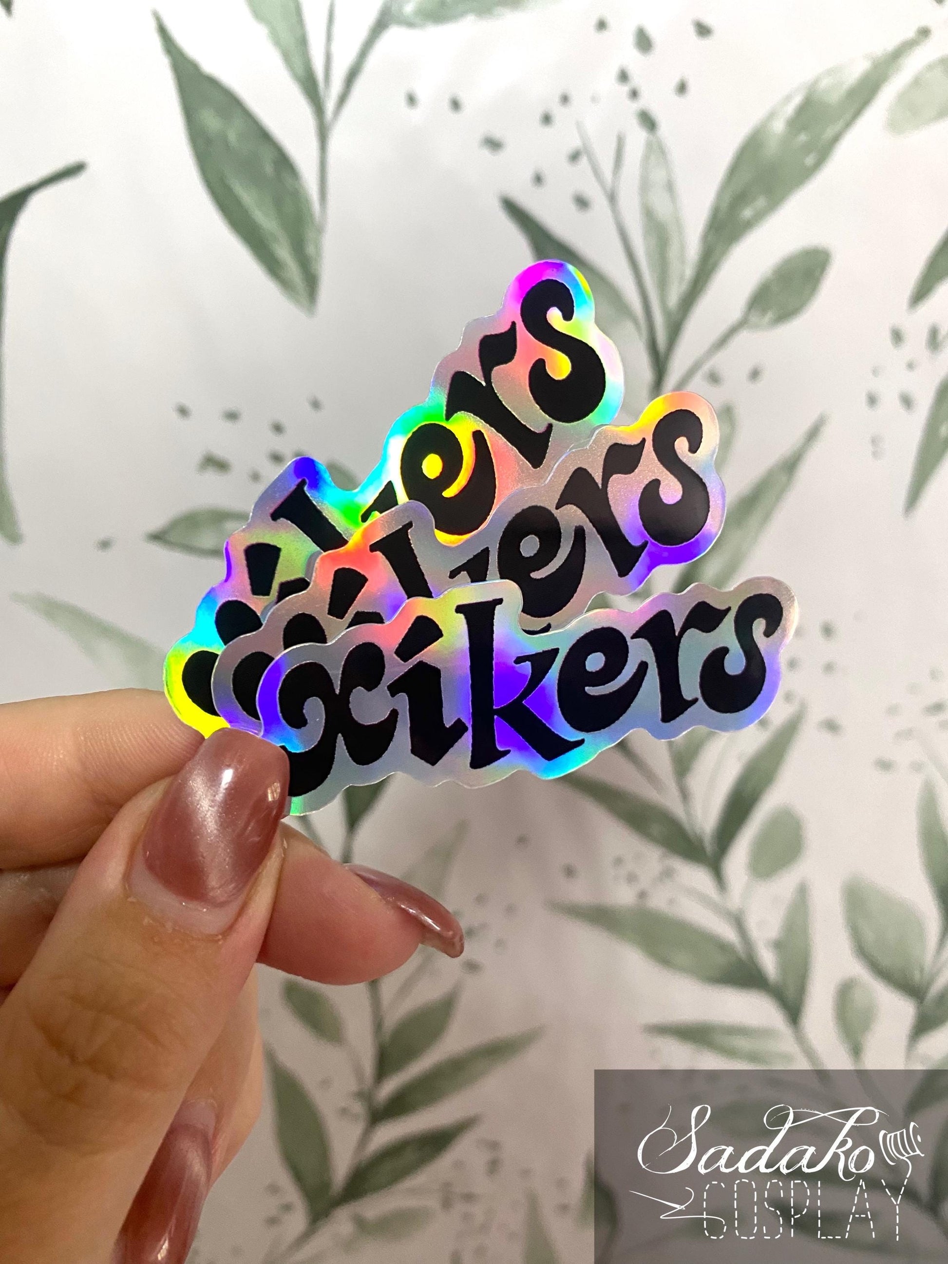 xikers Holo laser Sticker, K-Pop wasserfester Vinyl Aufkleber