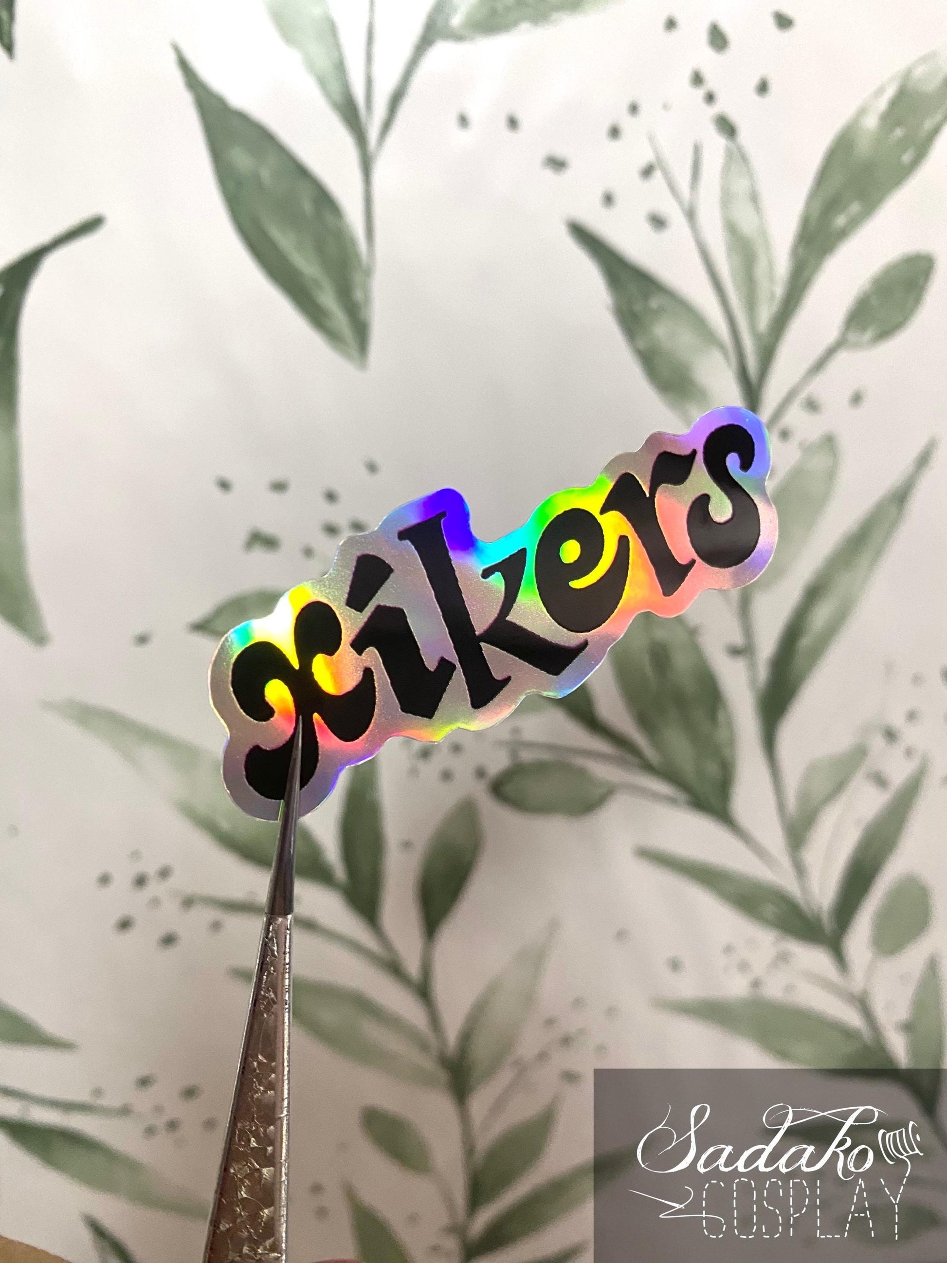 xikers Holo laser Sticker, K-Pop wasserfester Vinyl Aufkleber