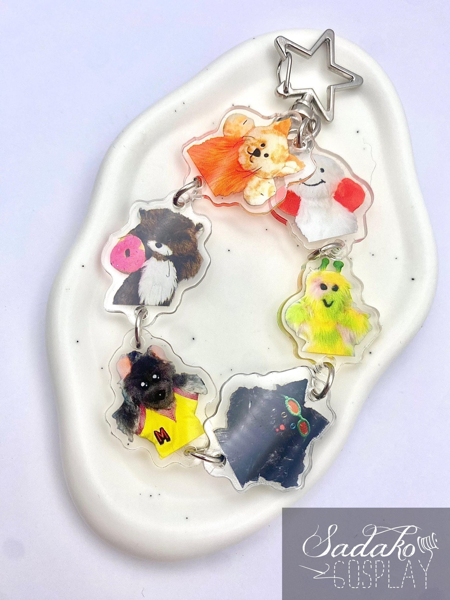 BoyNextDoor BBNEXDO hängender Acryl Anhänger Chibi, K-Pop keychain, Handy Kette, ONEDOOR BND