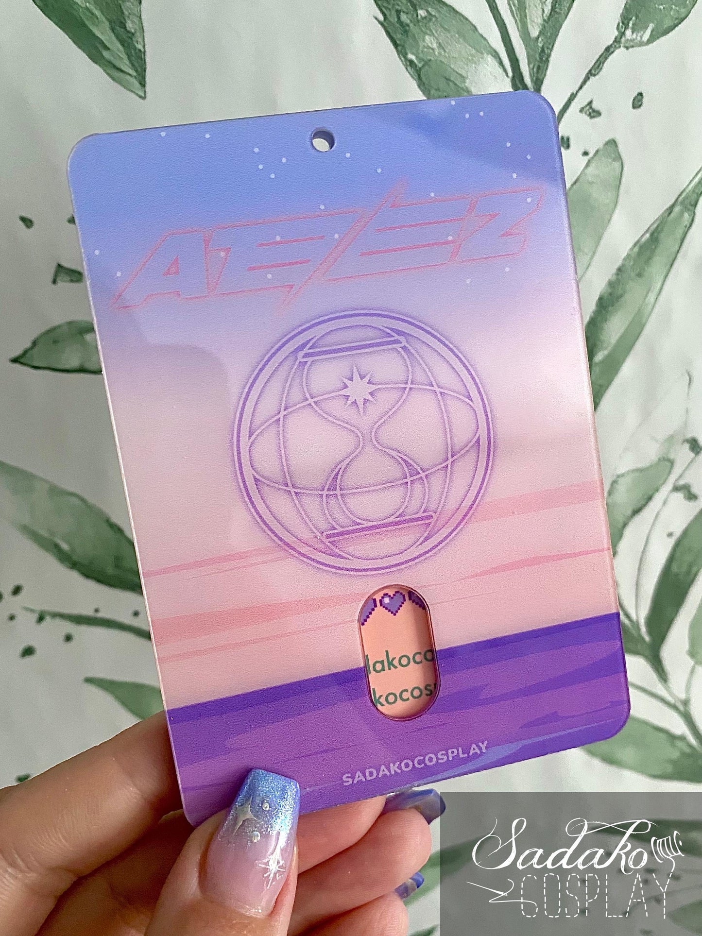 ATEEZ OT8 Acrylic Photocard Holder
