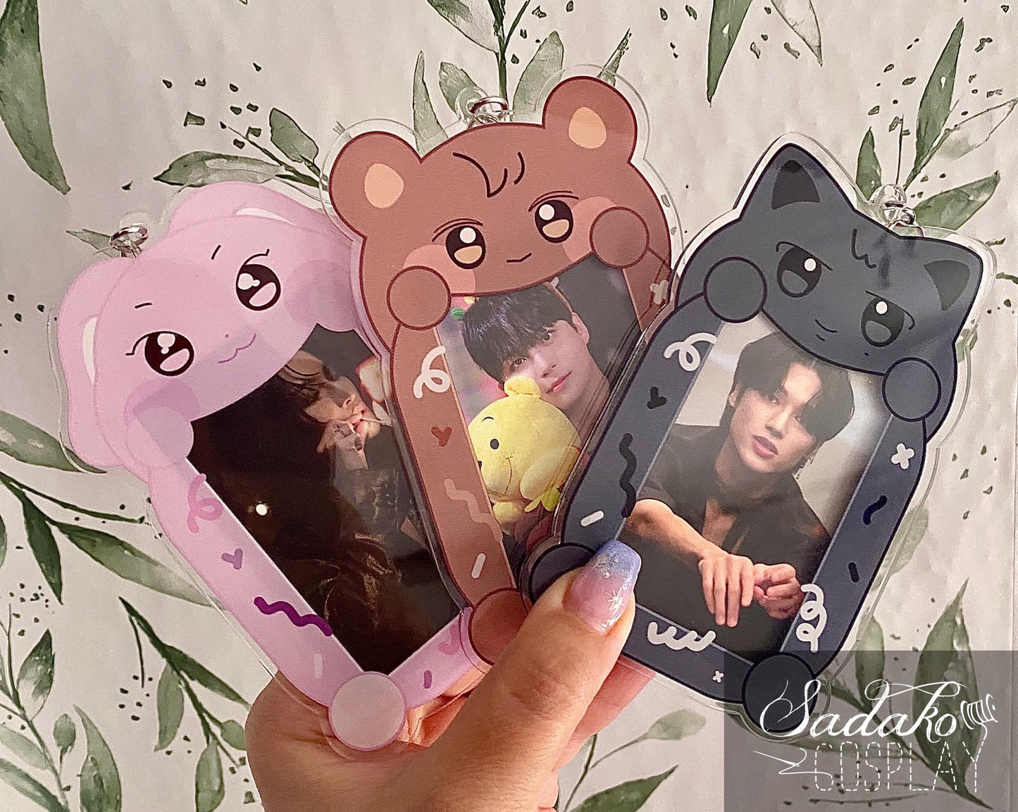 ATEEZ Aniteez Photocard Holder, Atiny K-Pop Fotokarten Halter Acryl