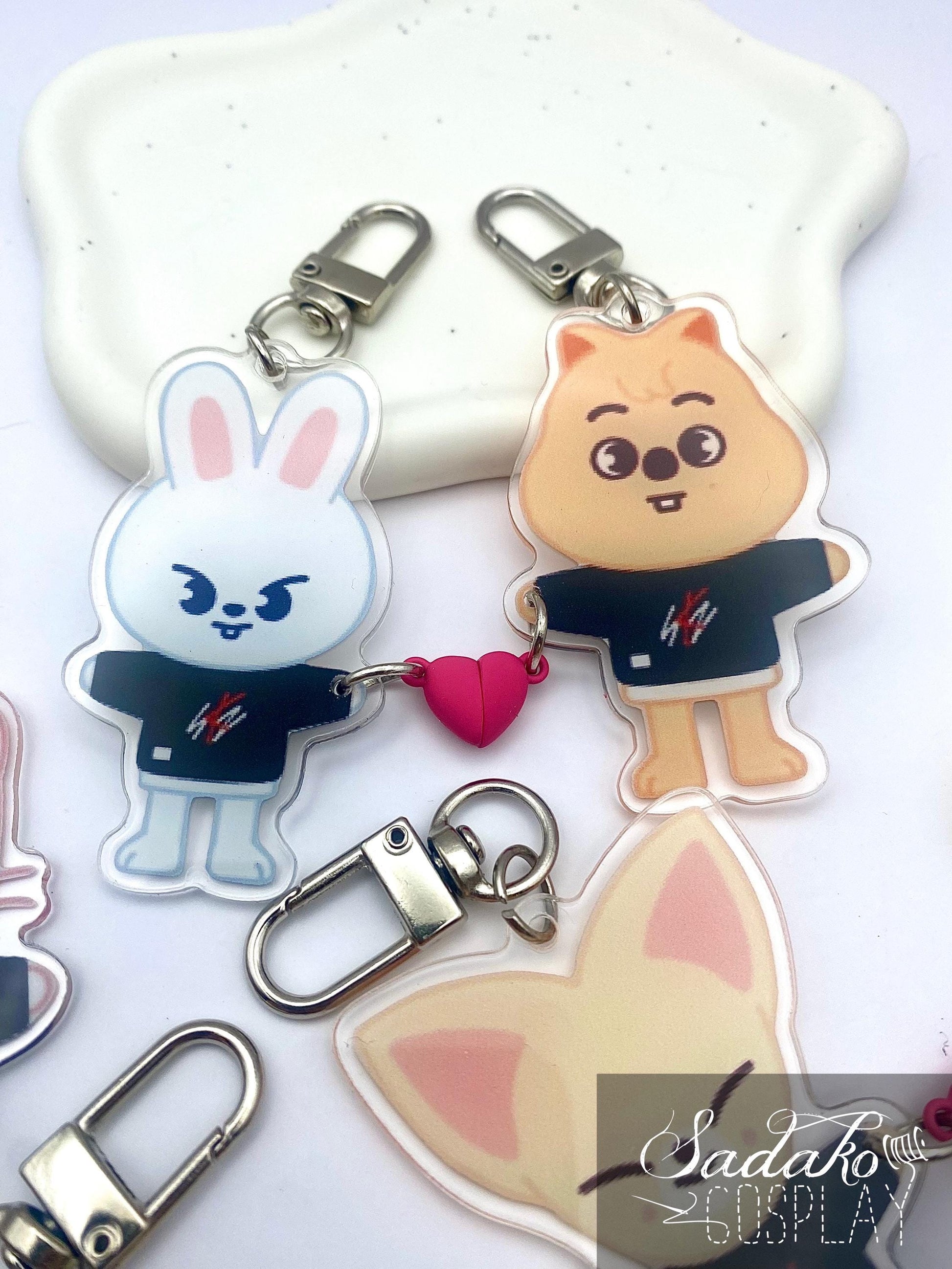 SKZOO Magnet Keychain, Magnet Paar Anhänger