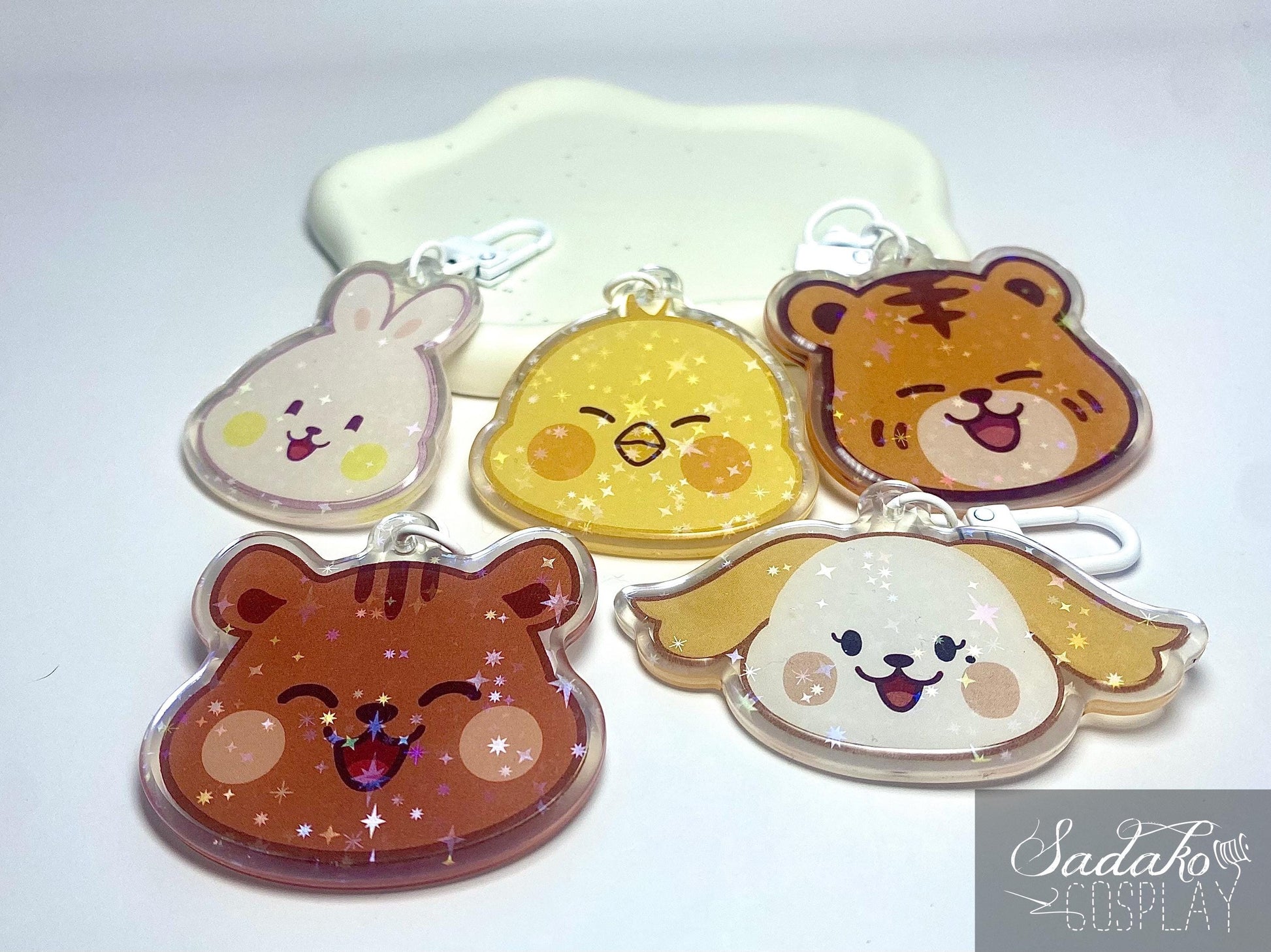 ONEUS Acrylic Keychain, glitzernder Anhänger für TOMOON und K-Pop Fans