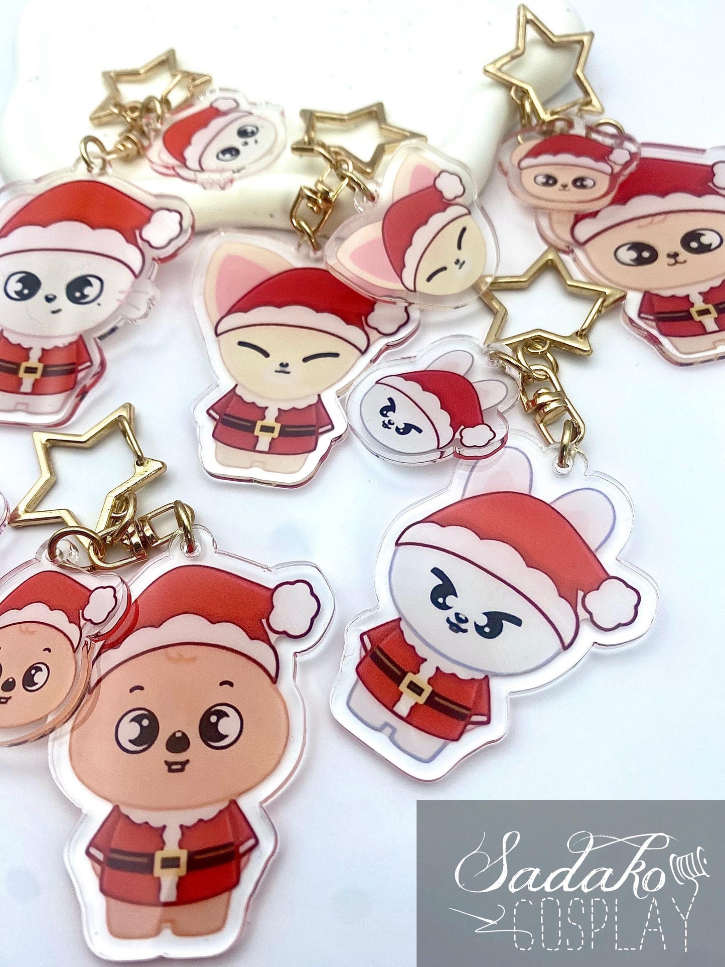 Weihnachten SKZOO Acryl Keychain, Stray Kids Schlüssel Anhänger für Stay