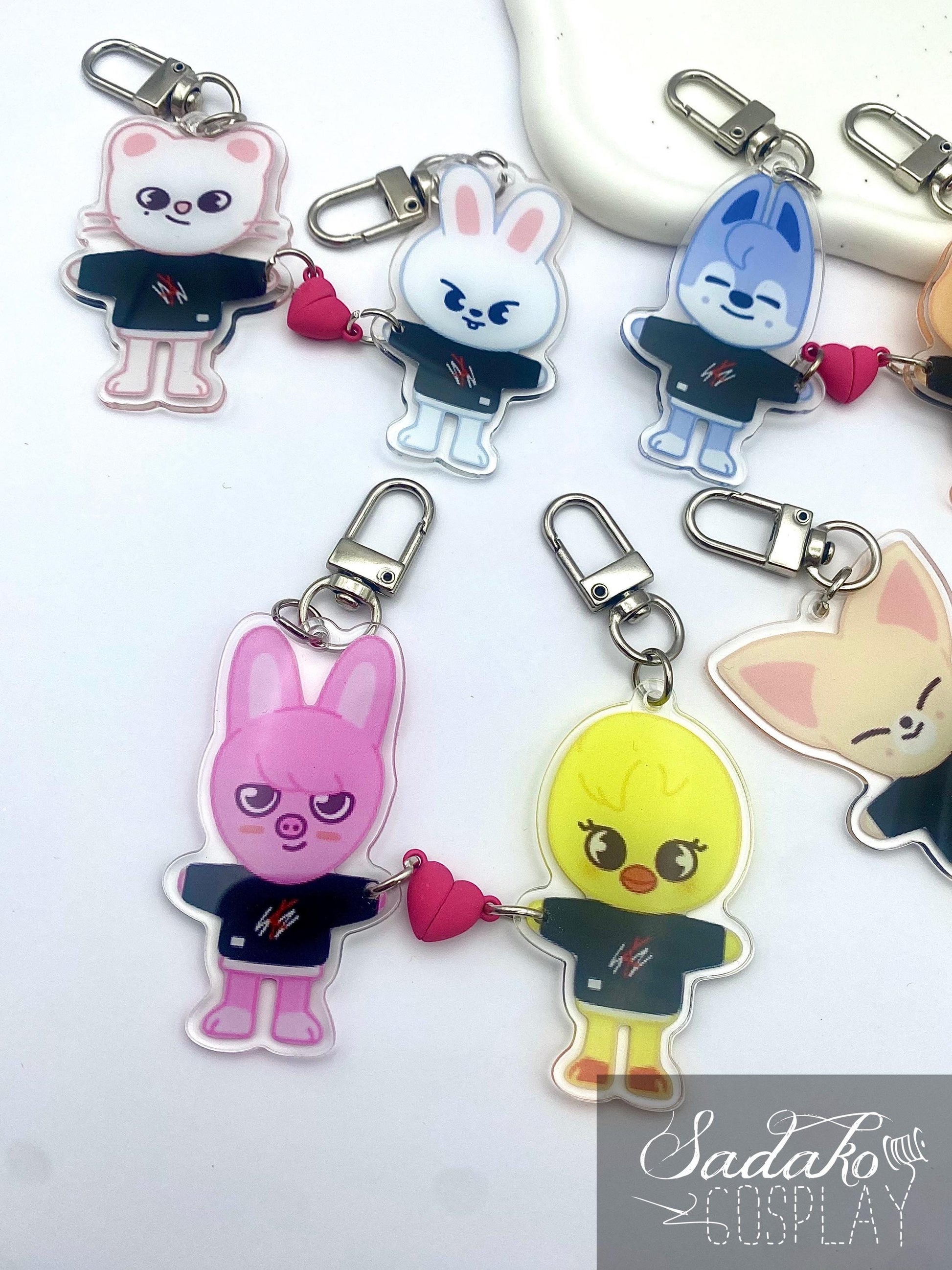 SKZOO Magnet Keychain, Magnet Paar Anhänger