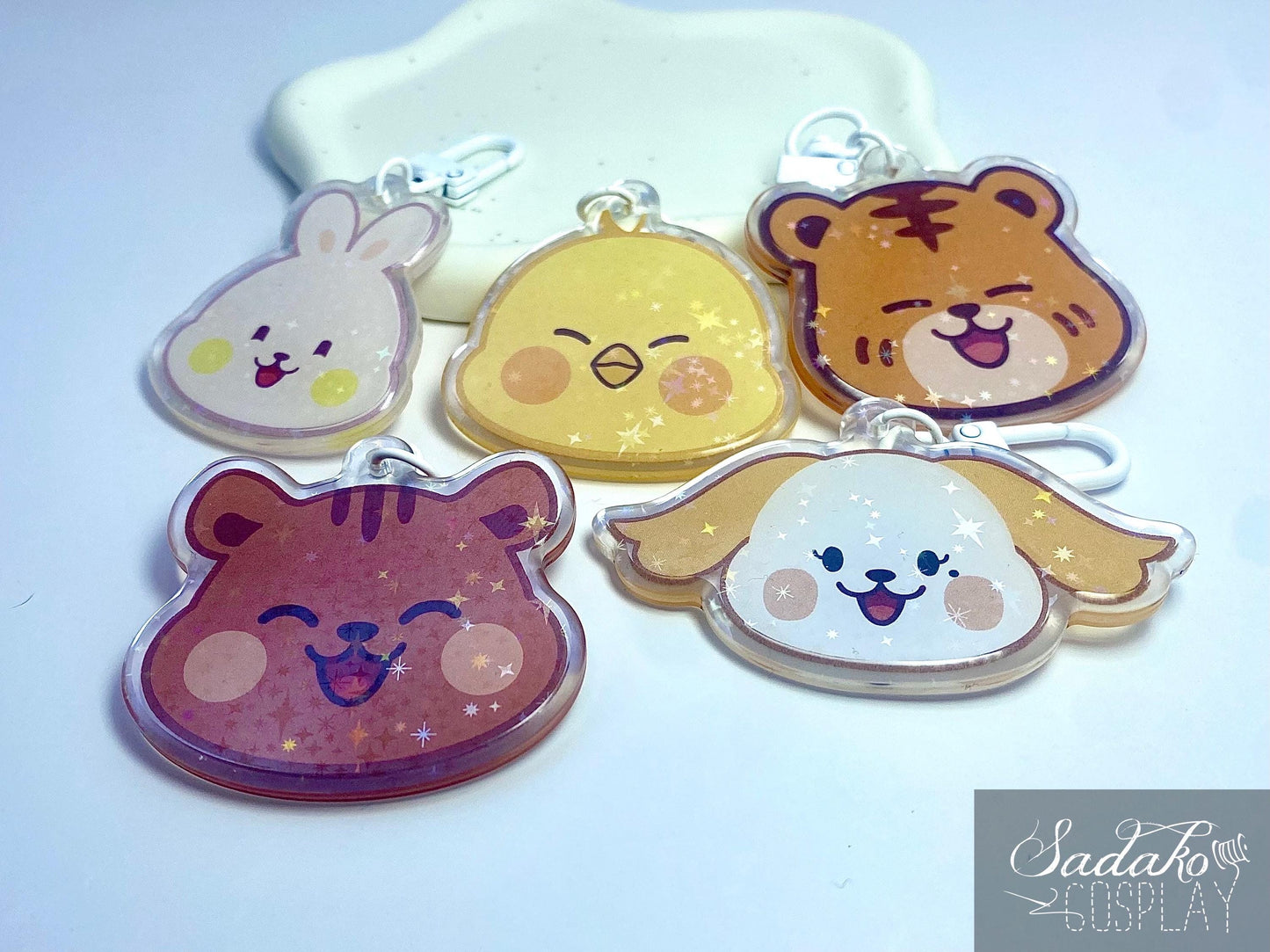 ONEUS Acrylic Keychain, glitzernder Anhänger für TOMOON und K-Pop Fans
