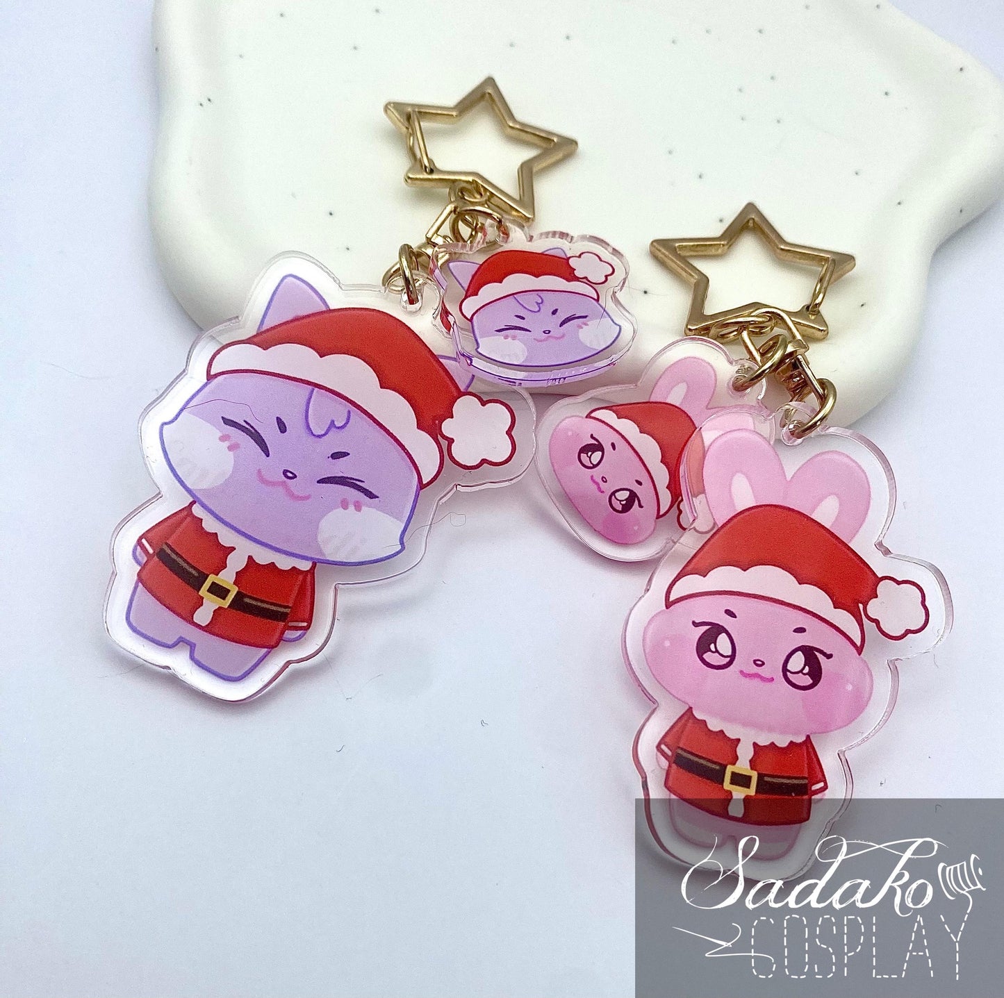 Weihnachten Aniteez Acryl Keychain, Ateez Schlüssel Anhänger für Atiny