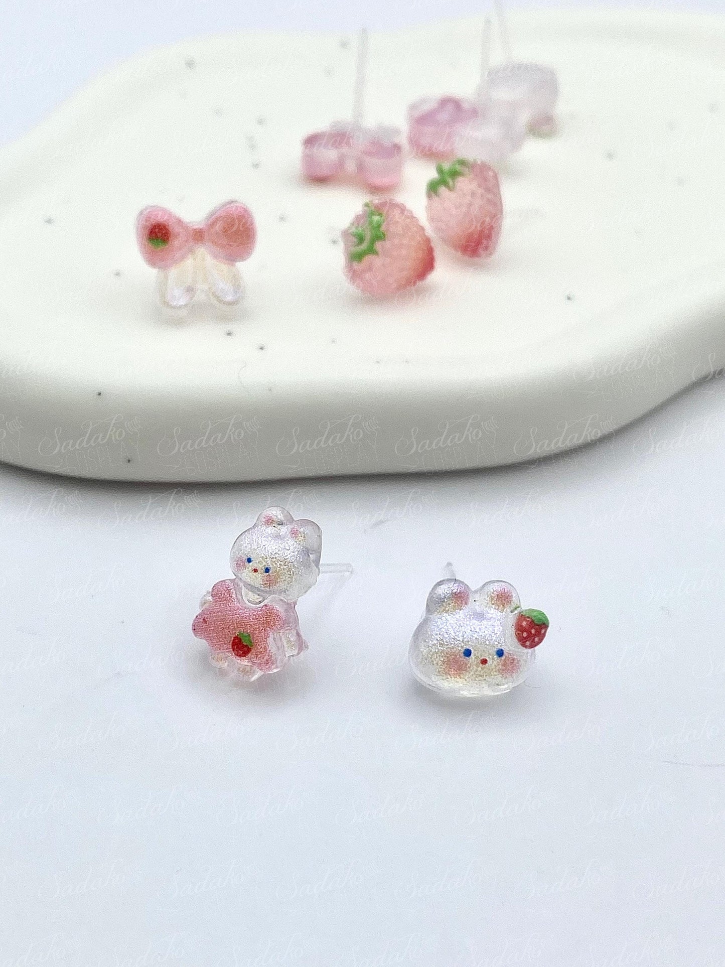 Mix & Match Hasen Mini Ohrstecker