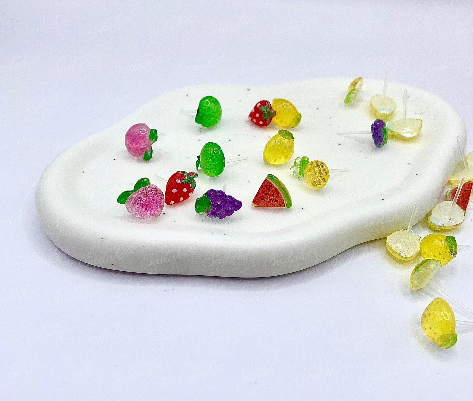 Mix & Match Obst Mini Ohrstecker