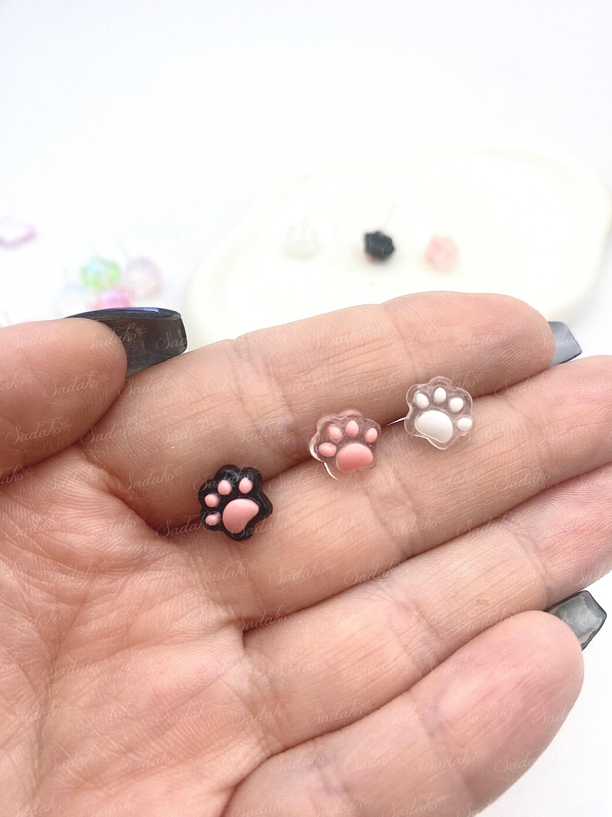 Mix & Match Pfote Mini Ohrstecker