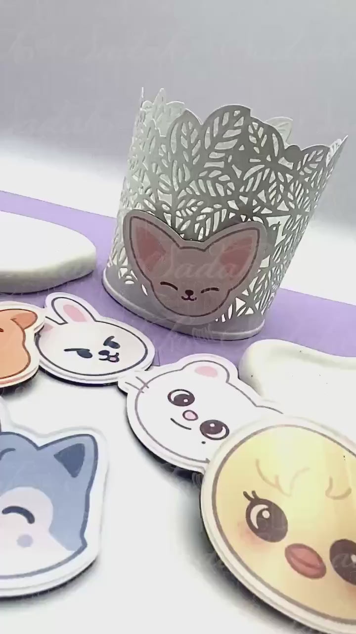 Skzoo Stray Kids Magnet, Acryl fridge Magnet, k-Pop stay skz